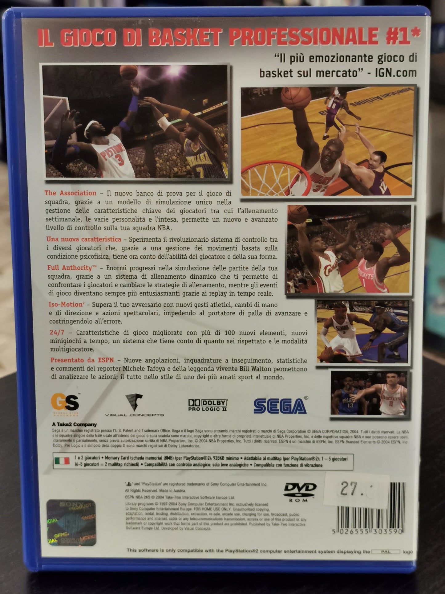 Espn NBA 2k5 (PS2)
