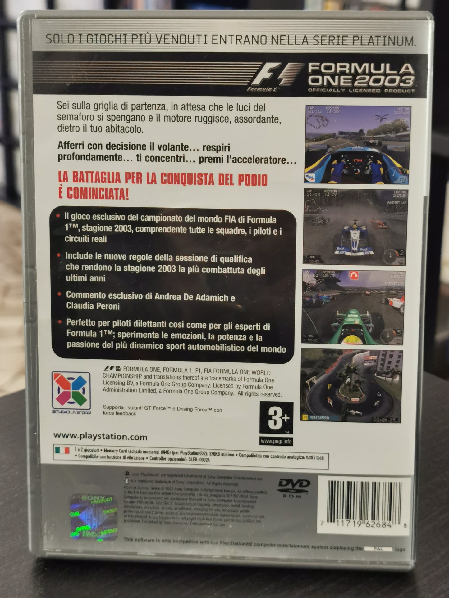 F1 - Formula One 2003 (PS2) - Platinum