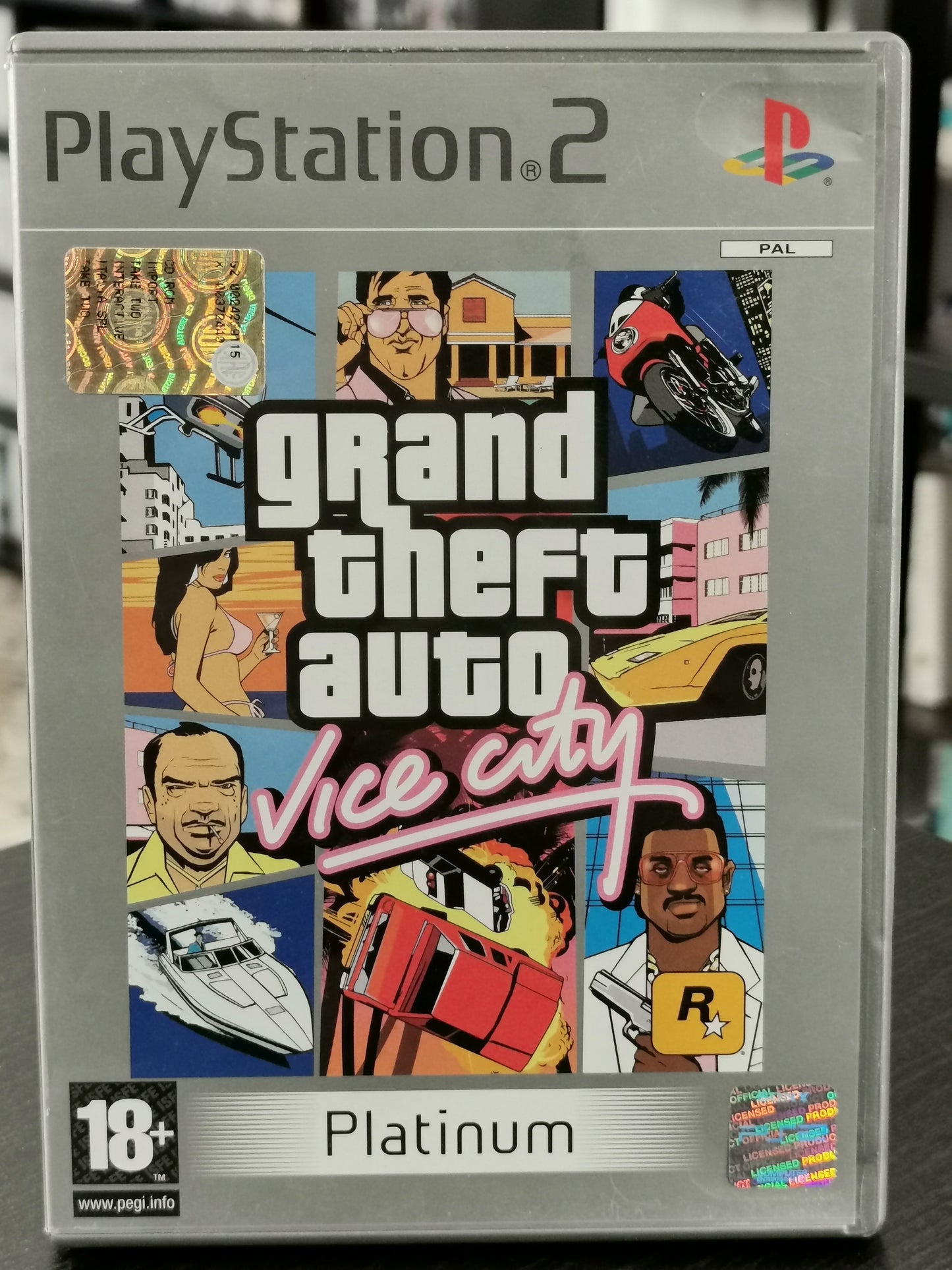Grand Theft Auto Vice City (PS2) - Platinum