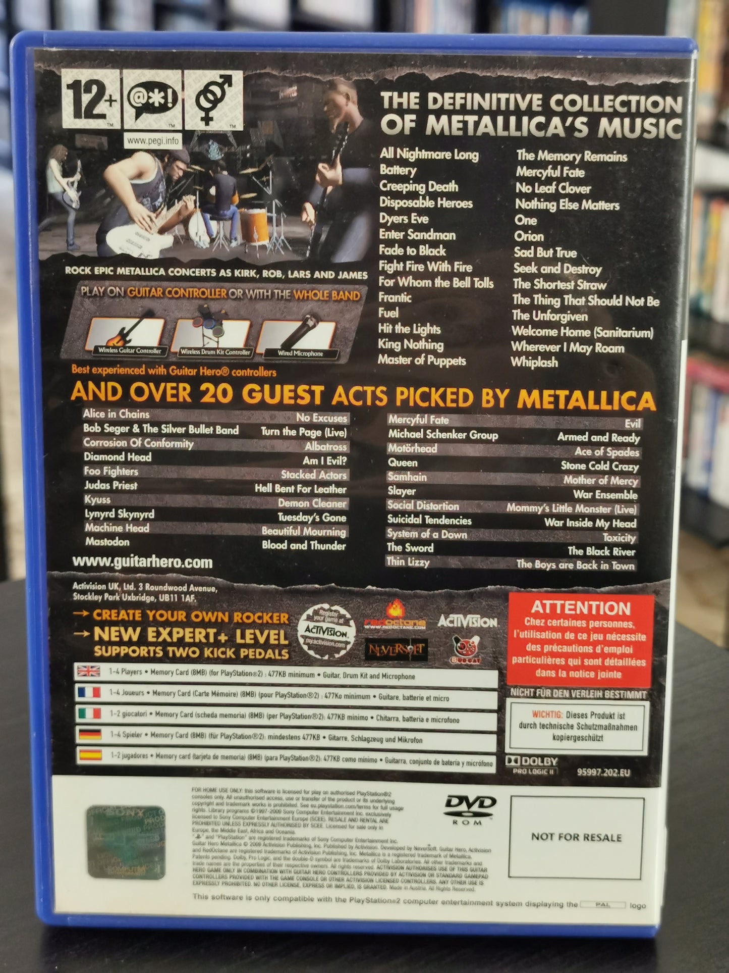 Guitar Hero Metallica (PS2)
