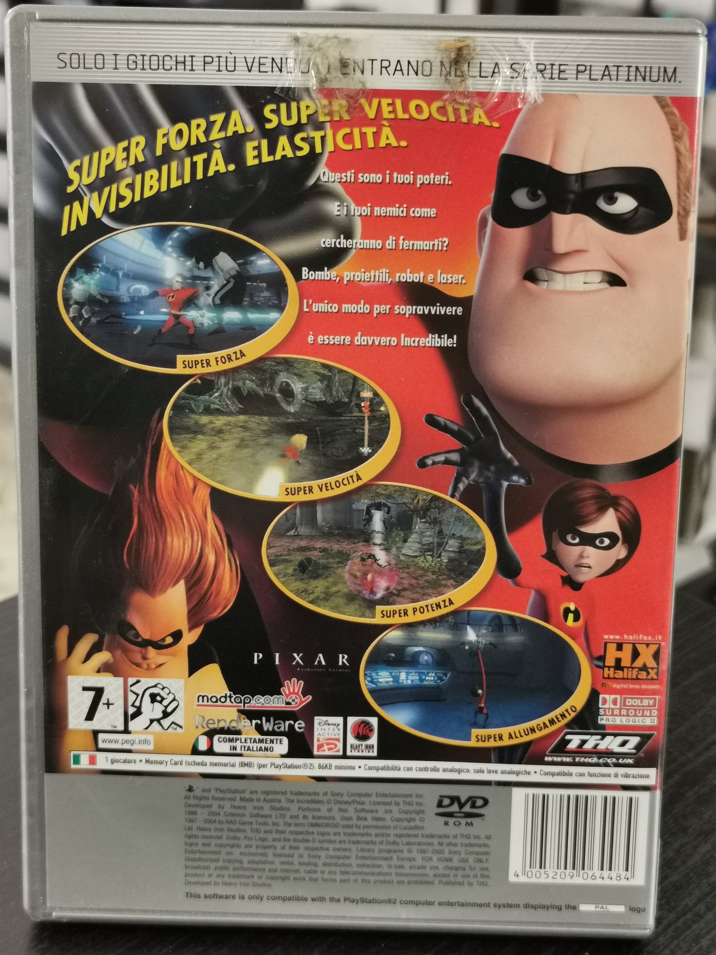 Gli Incredibili (PS2) - Platinum