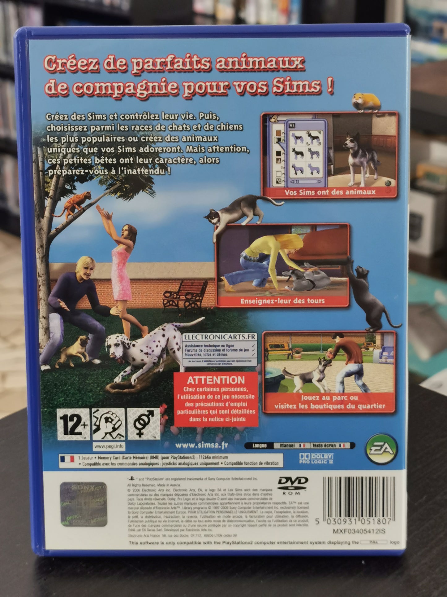 Les Sims 2 - Animaux & Cie (PS2)