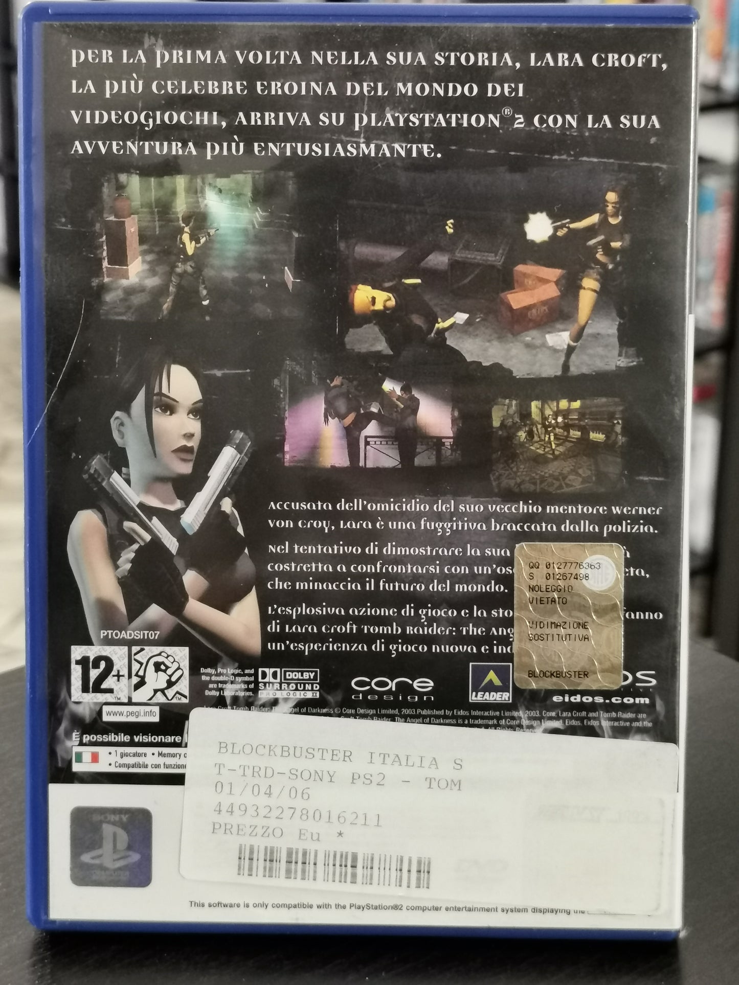 Tomb Raider: Angel Of Darkness (PS2)