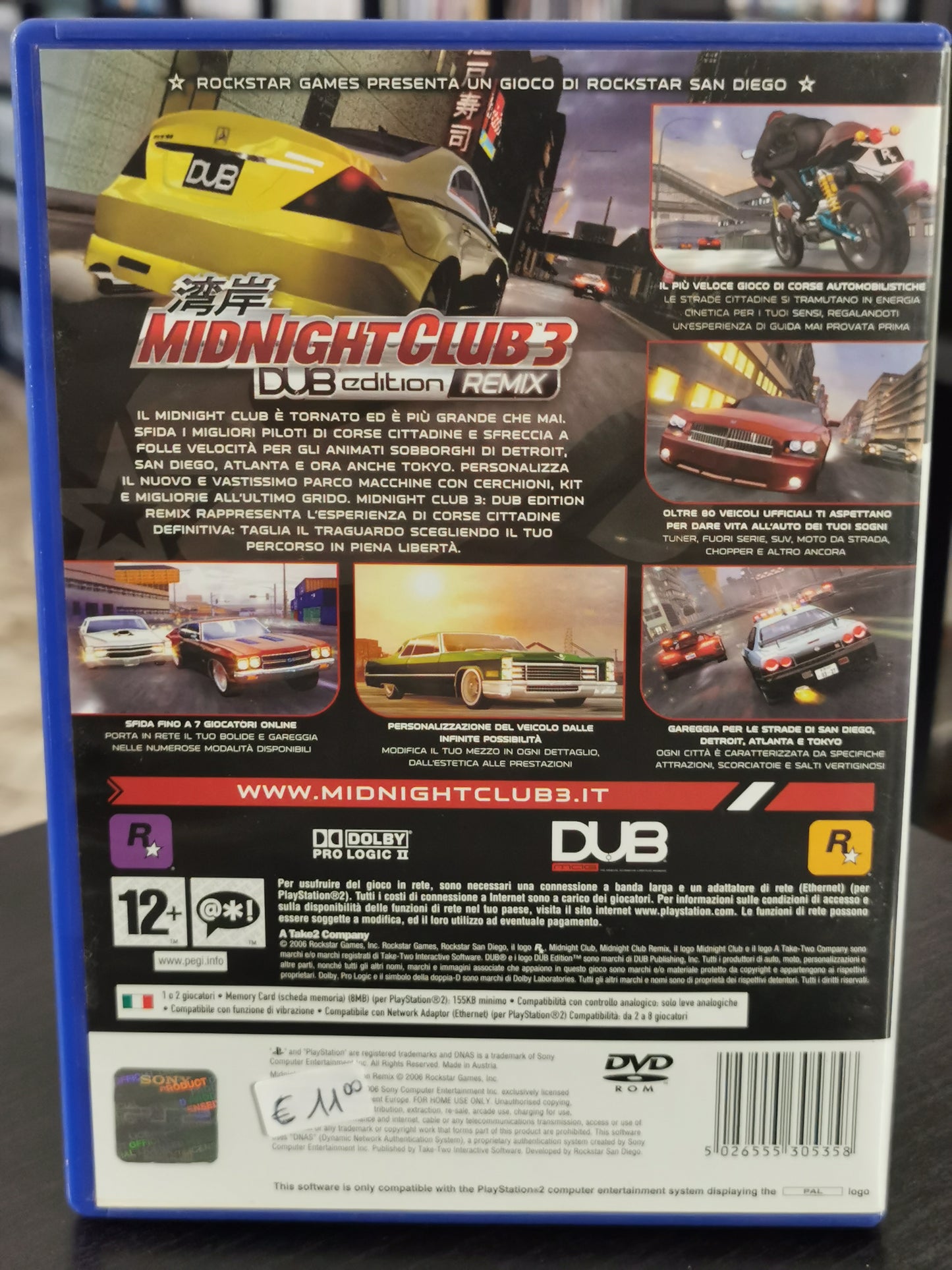 Midnight Club 3 Dub Edition Remix (PS2)