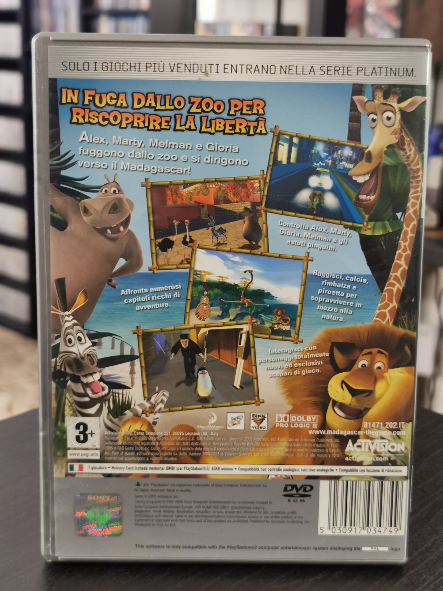 Madagascar (PS2) - Platinum