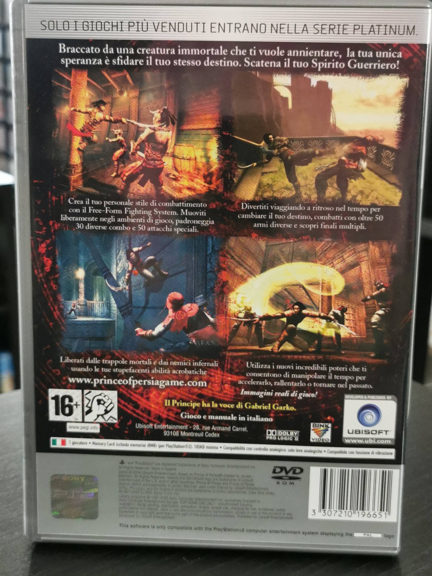 Prince Of Persia - Spirito Guerriero (PS2) - Platinum