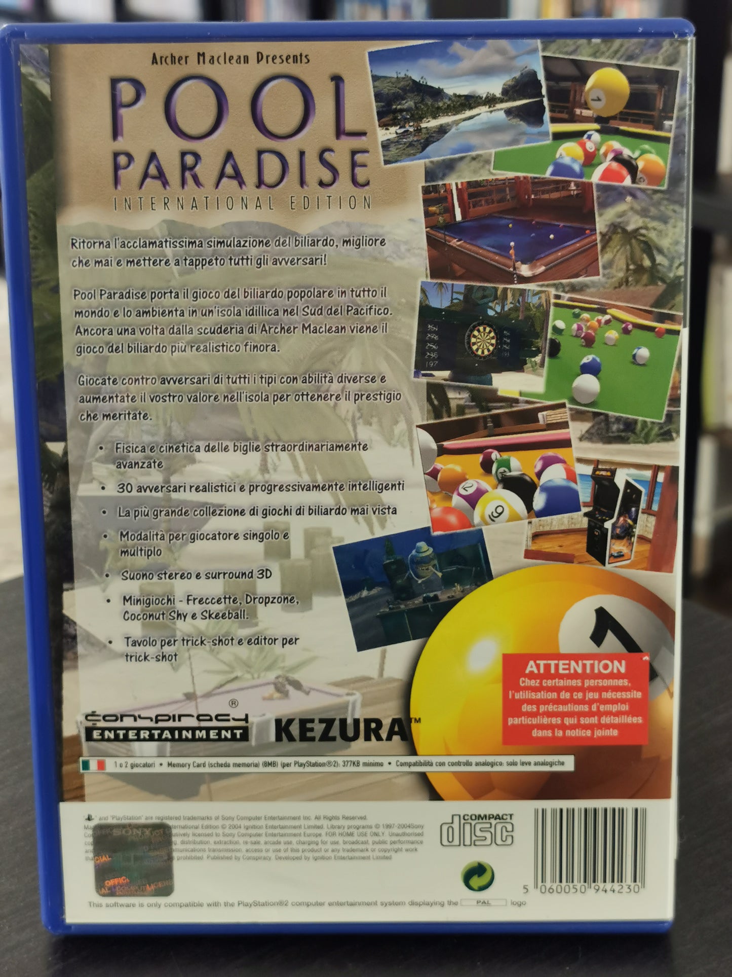 Pool Paradise International Edition (PS2)