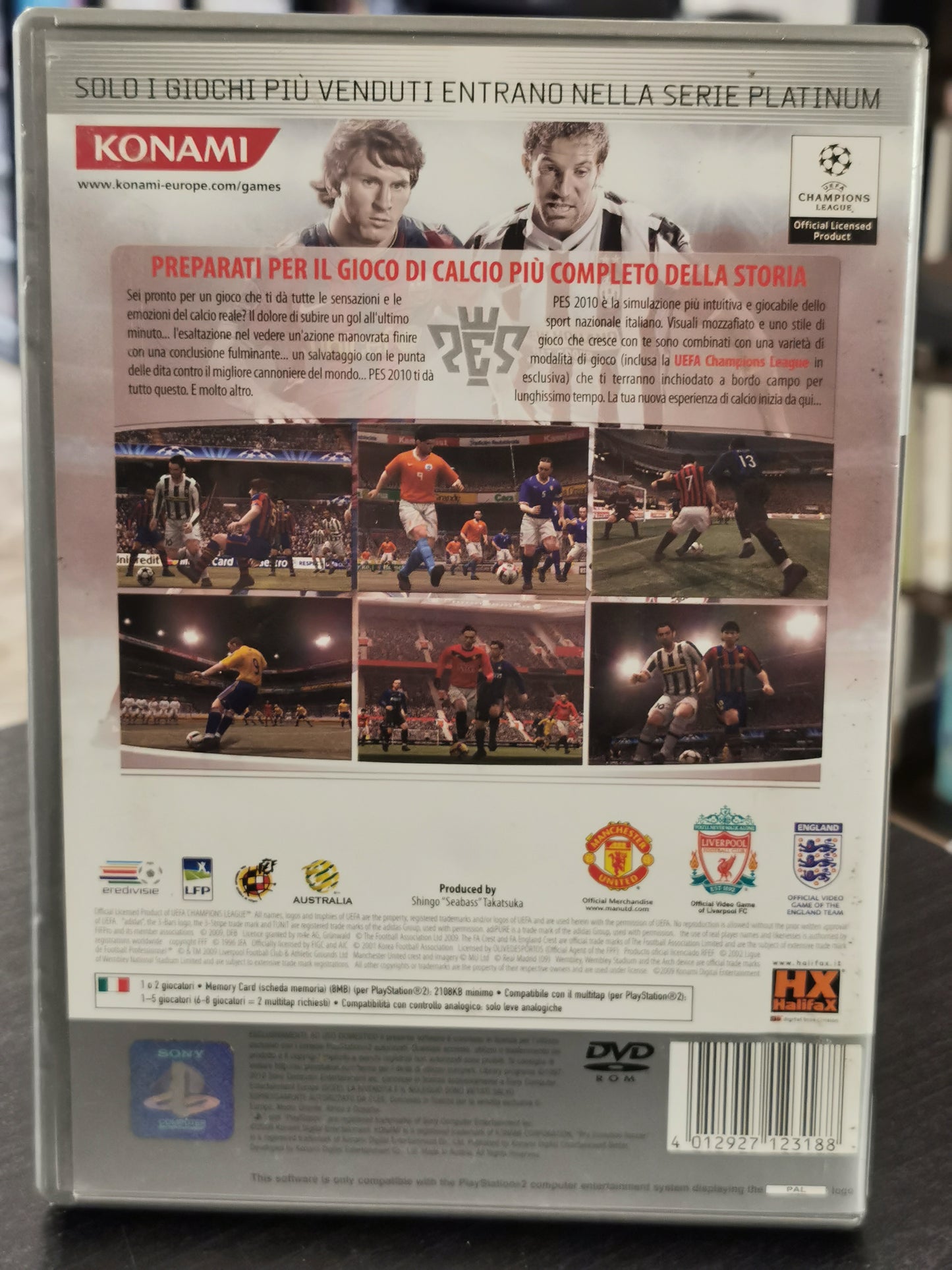 Pro Evolution Soccer 2010 (PS2) - Platinum
