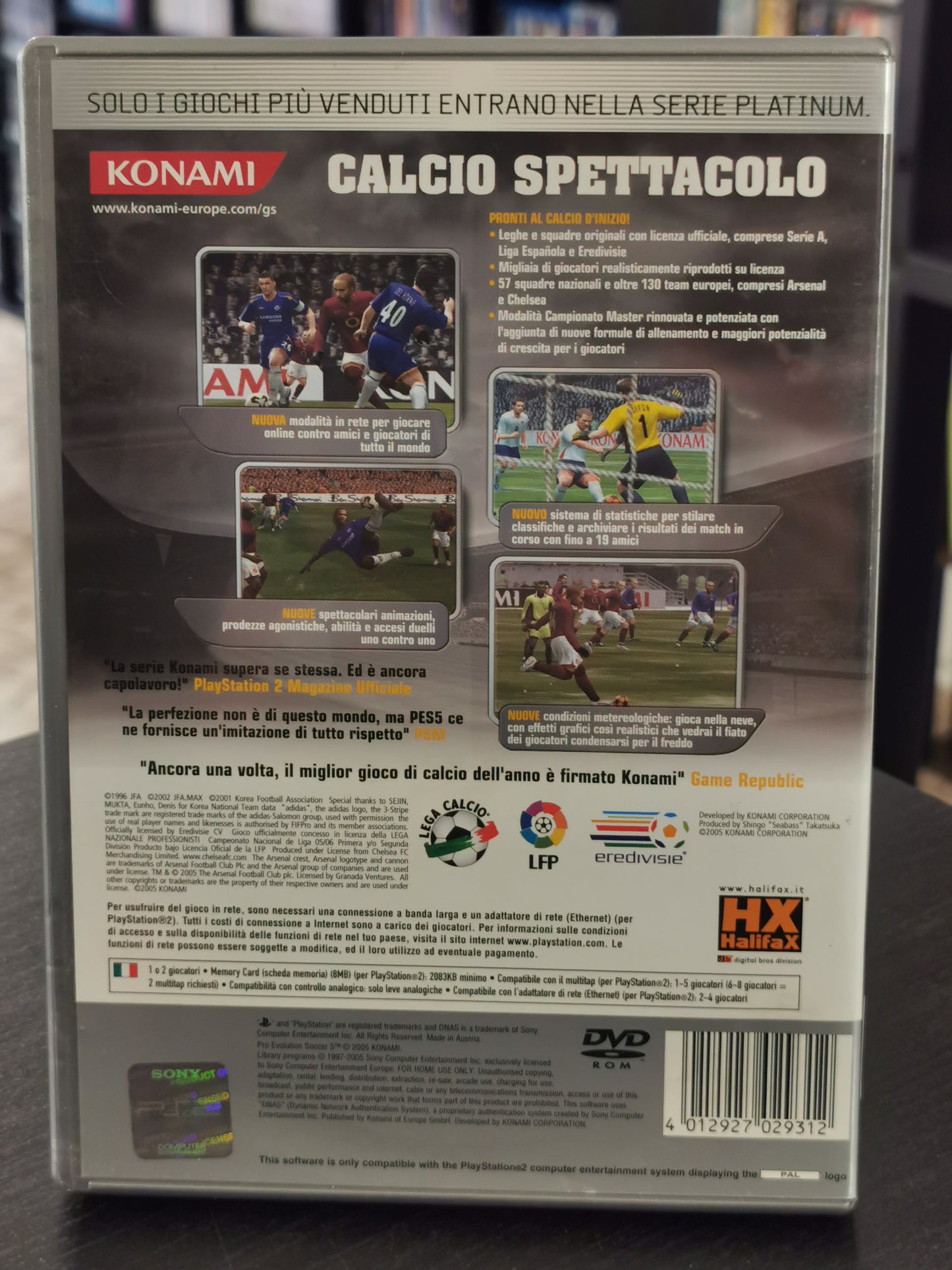 Pro Evolution Soccer 5 (PS2) - Platinum