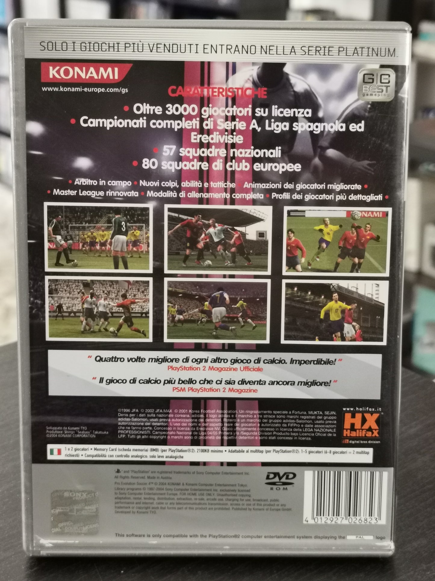 Pro Evolution Soccer 4 (PS2) - Platinum