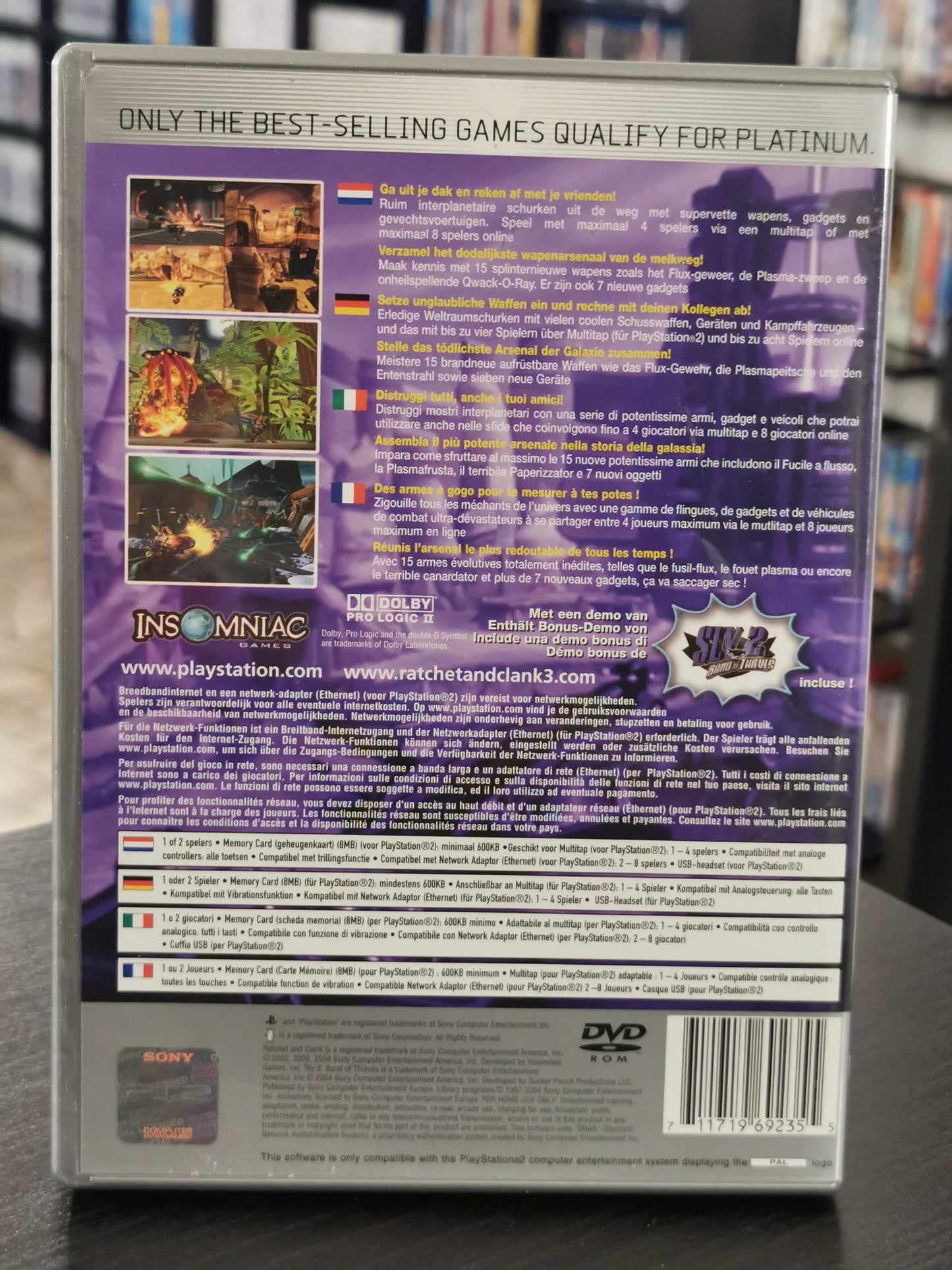 Ratchet & Clank 3 (PS2) - Platinum