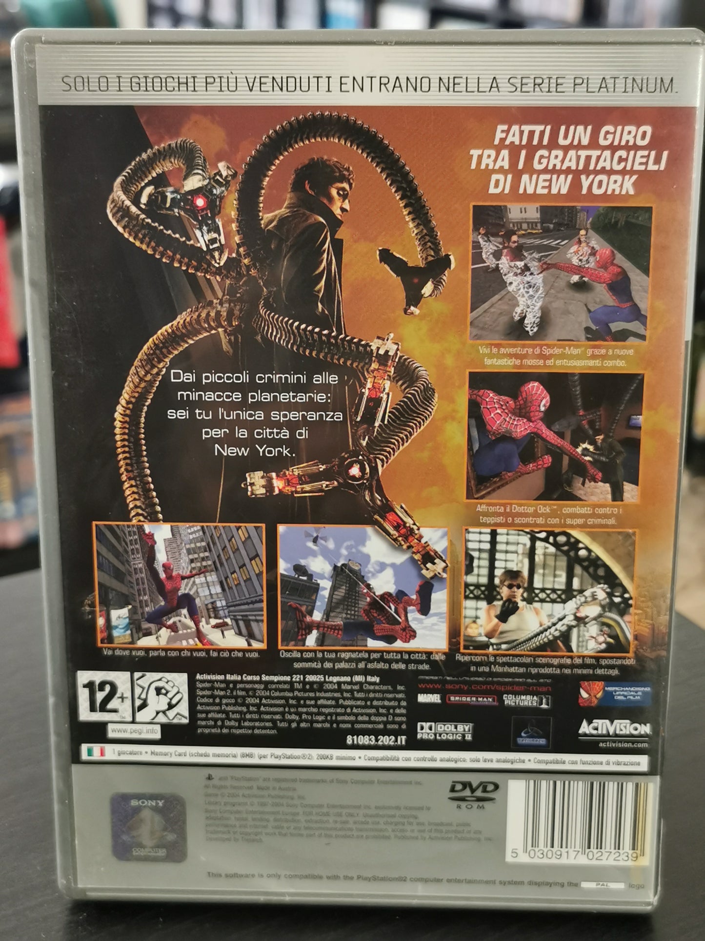 Spider-Man 2 (PS2) - Platinum