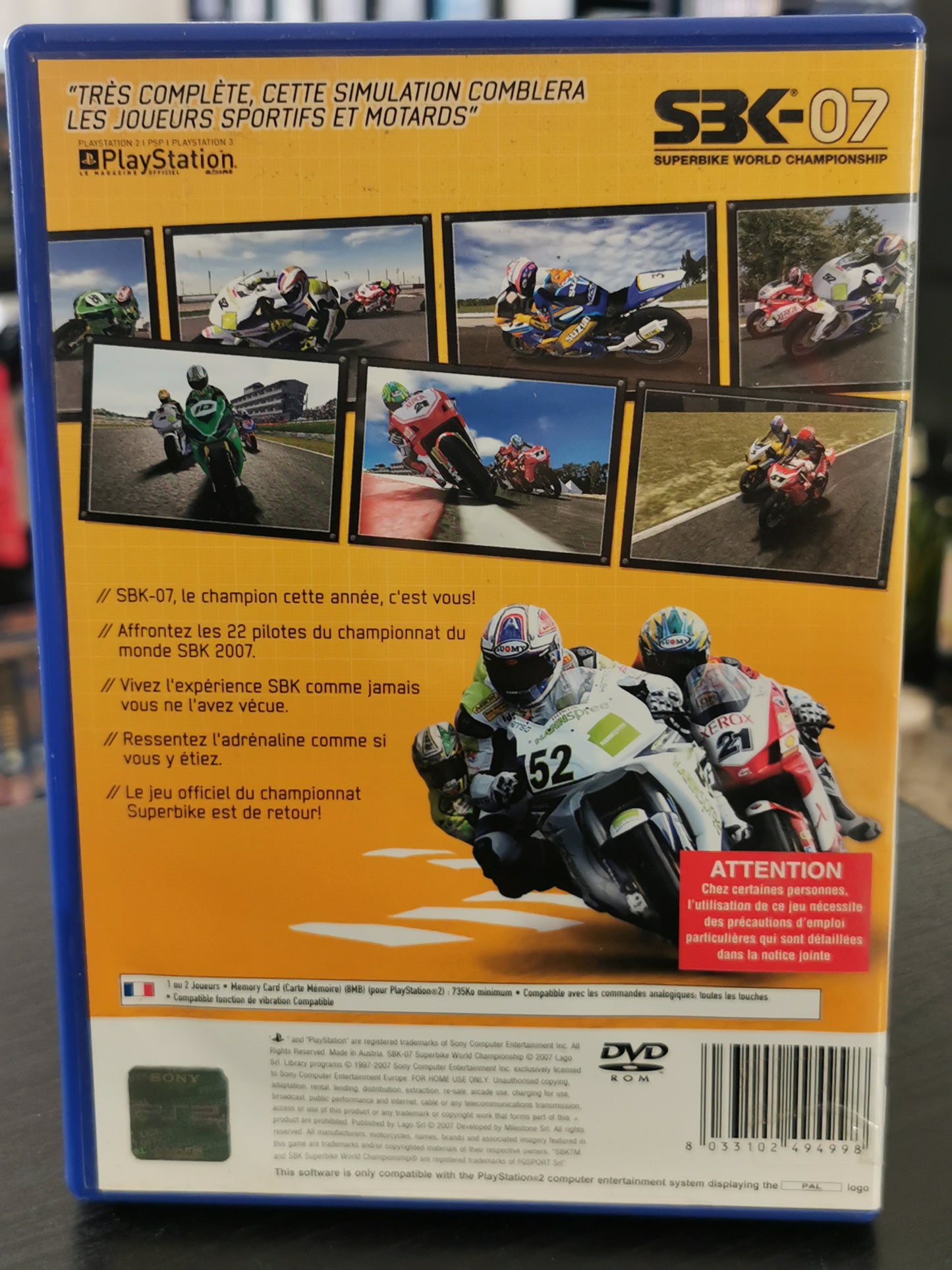 SBK 07 Superbike World Championship (PS2)