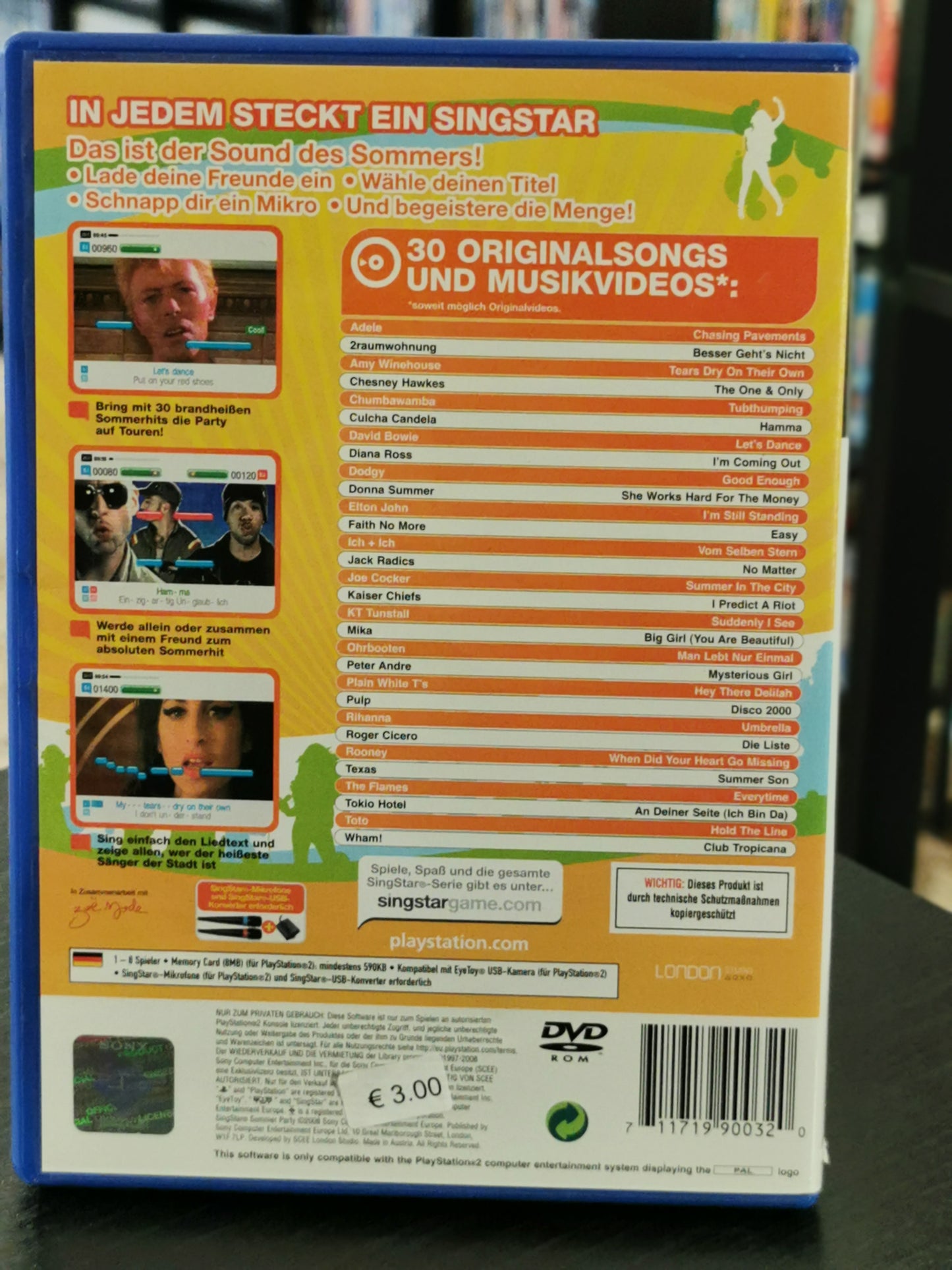 SingStar Summer Party (PS2)