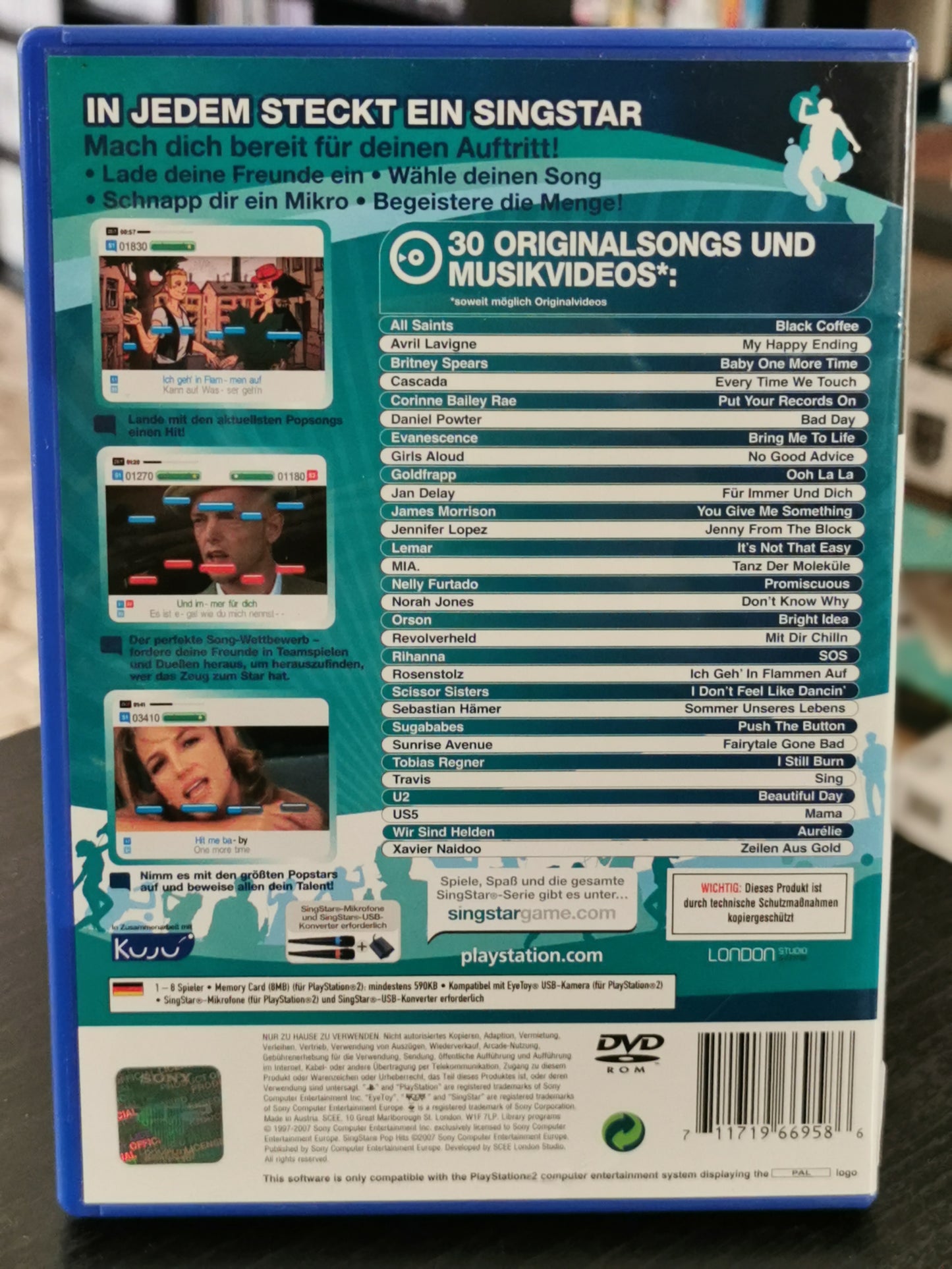 SingStar Pop Hits (PS2) - GER