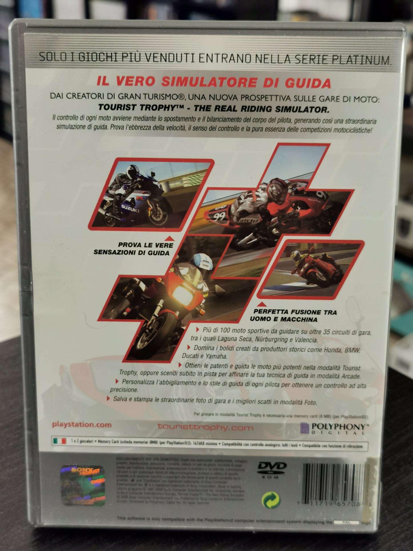 Tourist Trophy: The Real Riding Simulator (PS2) - Platinum