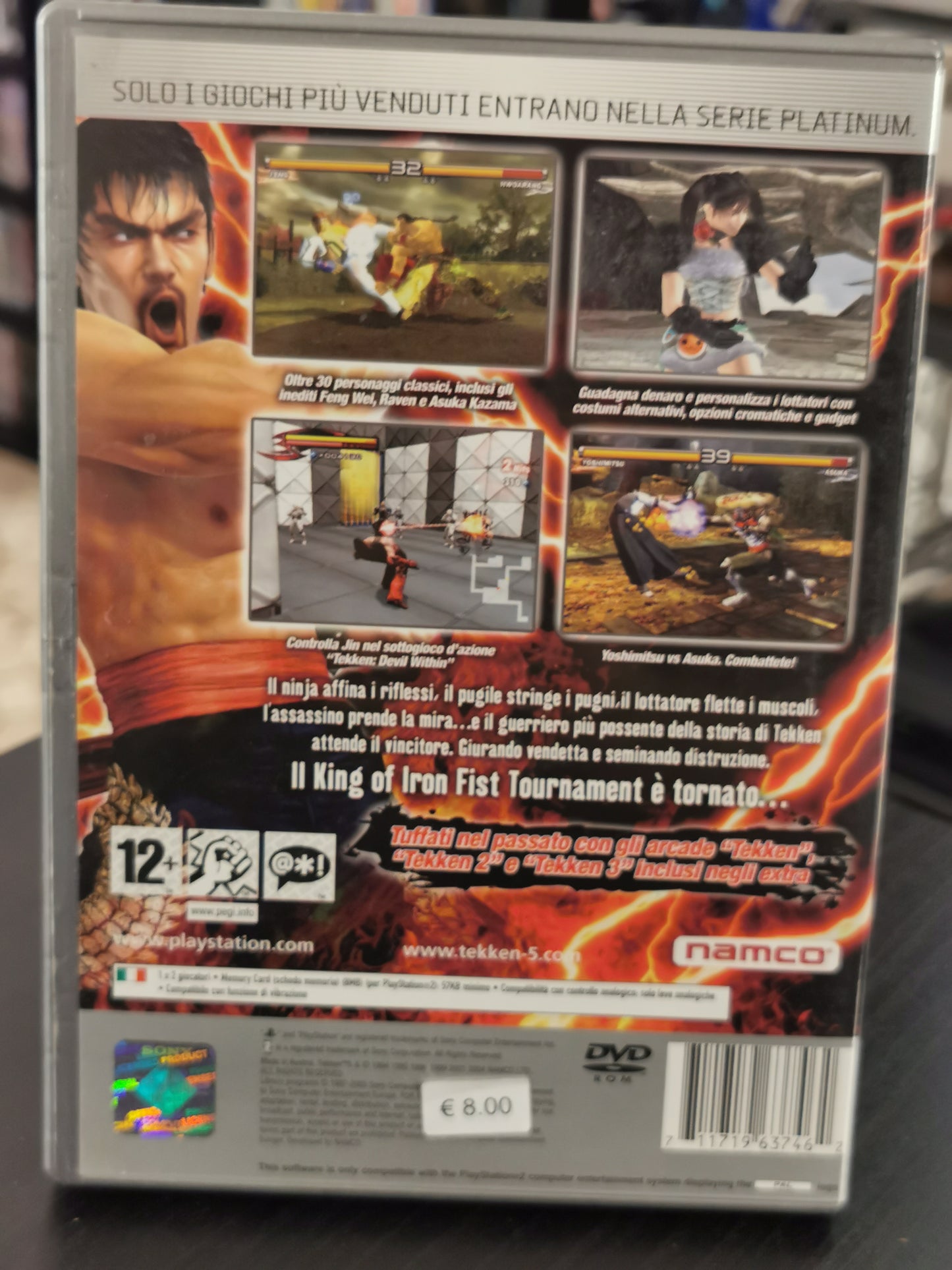 Tekken 5 (PS2) - Platinum