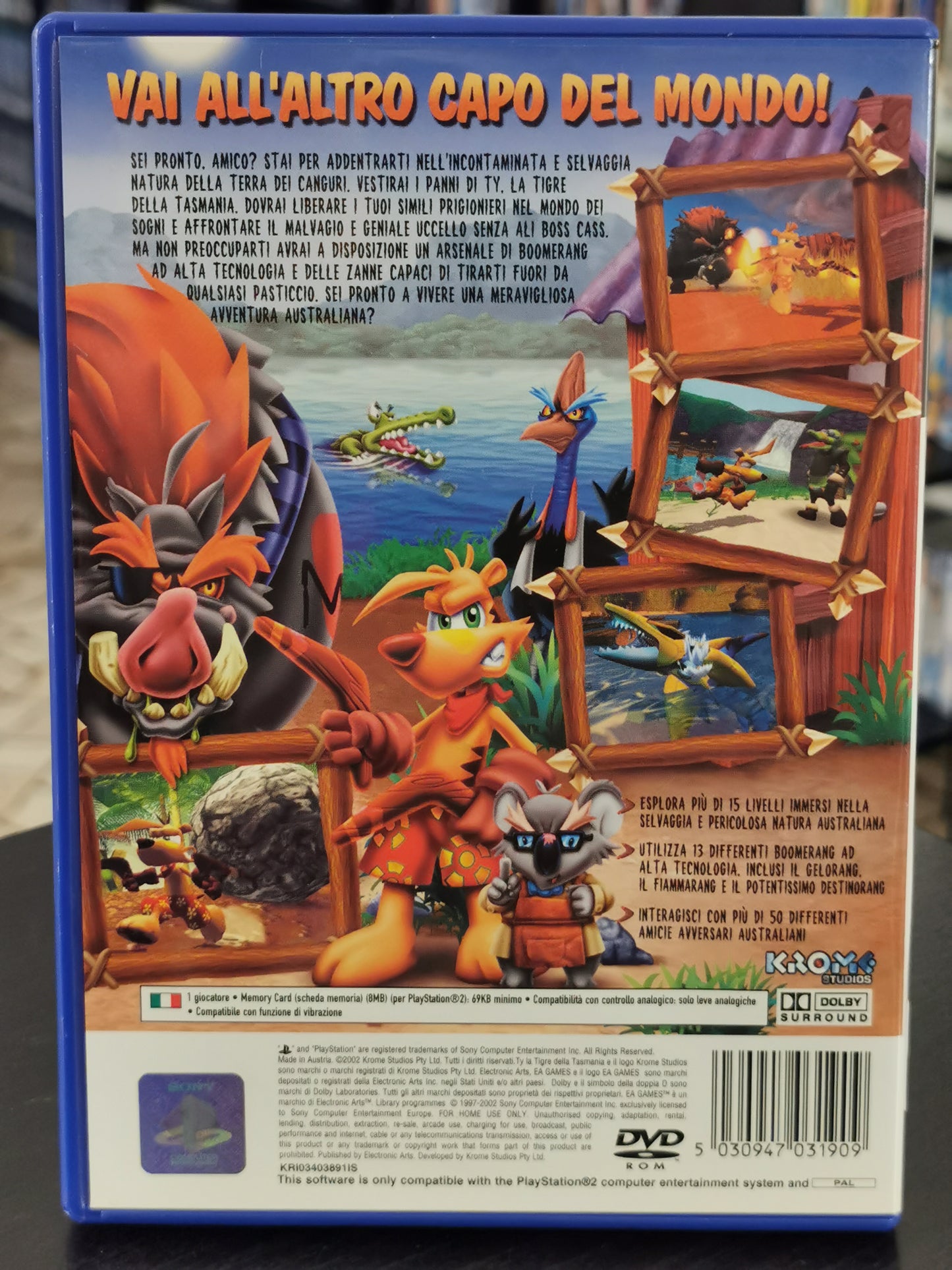 TY La Tigre Della Tasmania (PS2)