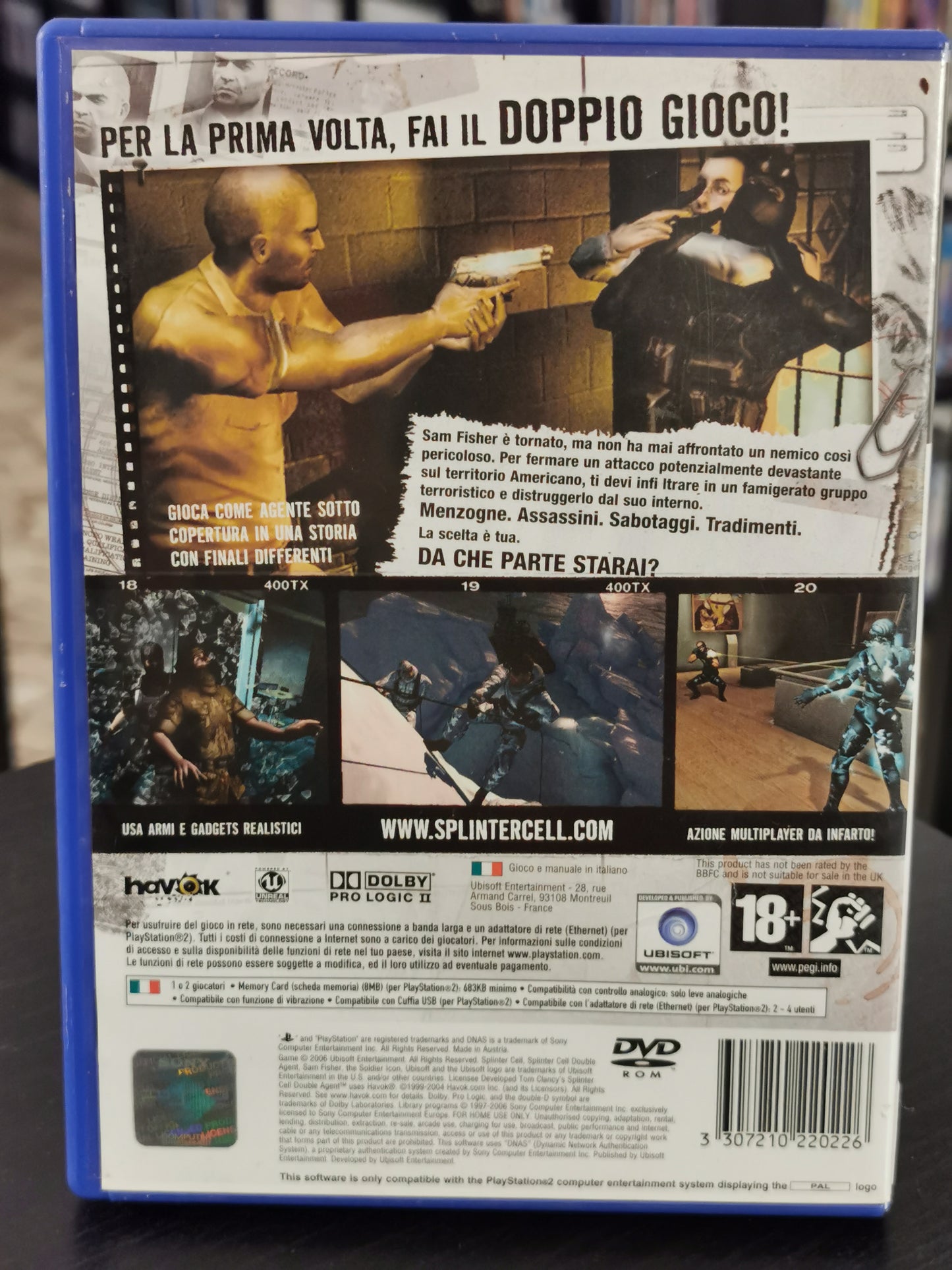 Tom Clancy's Splinter Cell Double Agent (PS2)