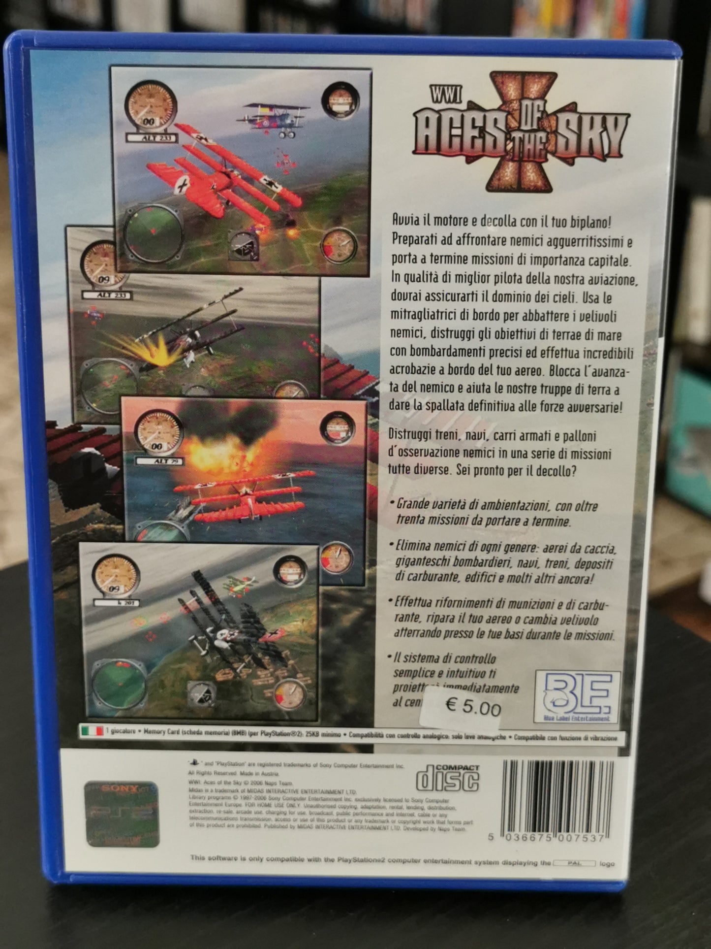 WWI: Aces Of The Sky (PS2)