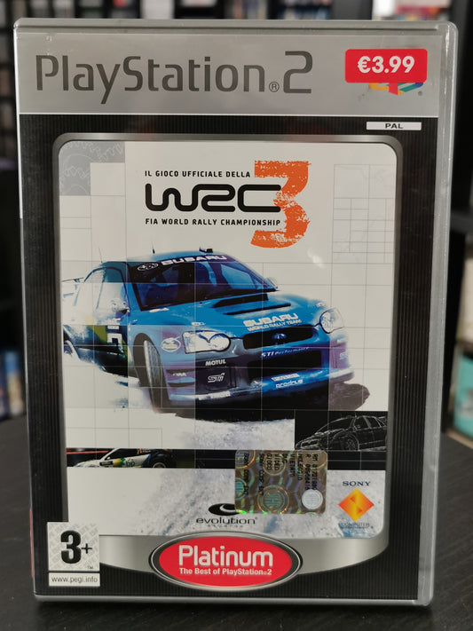 WRC 3: The Official Game of the FIA World Rally Championship (PS2) - Platinum