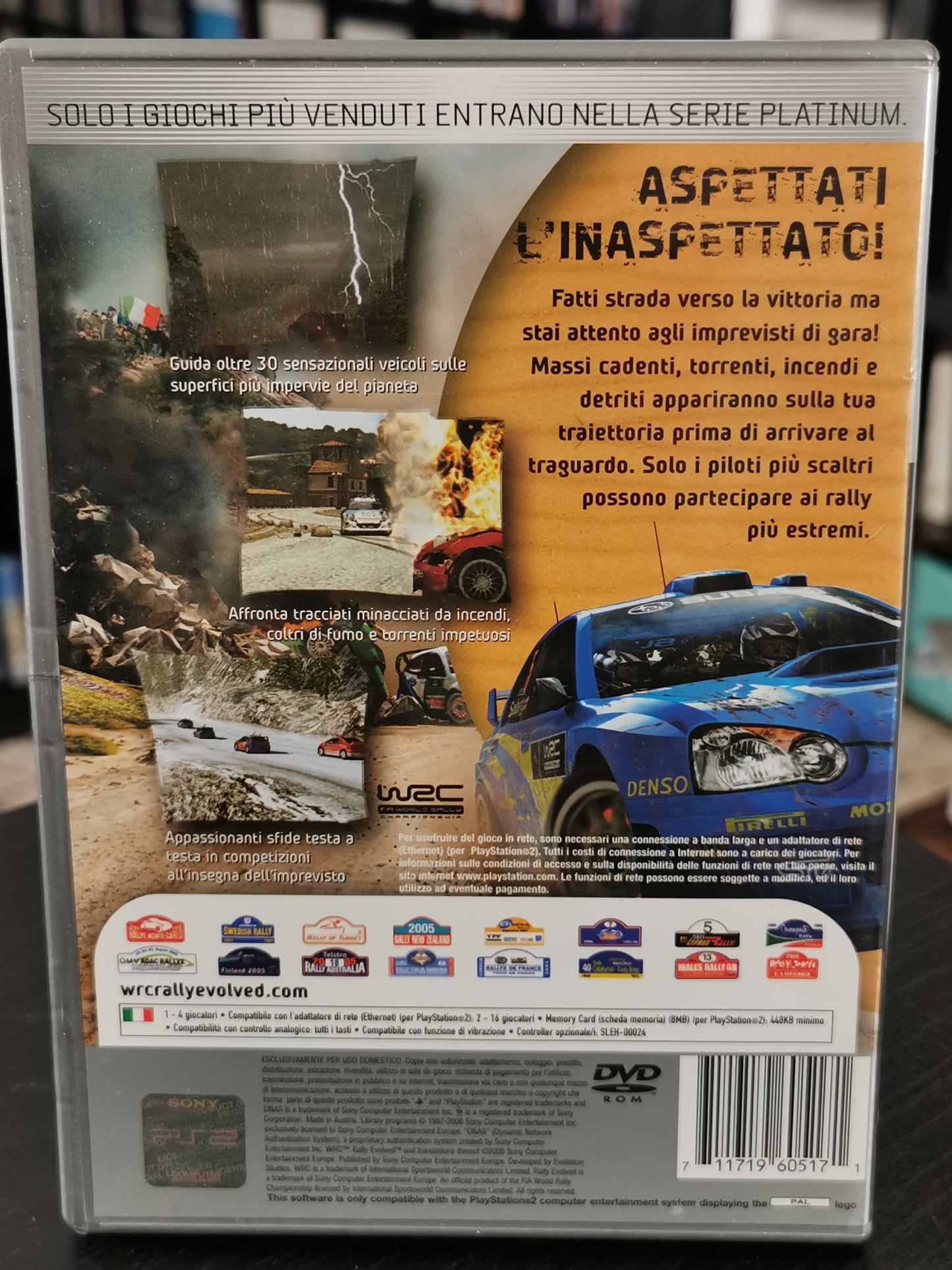 WRC: Rally Evolved (PS2) - Platinum