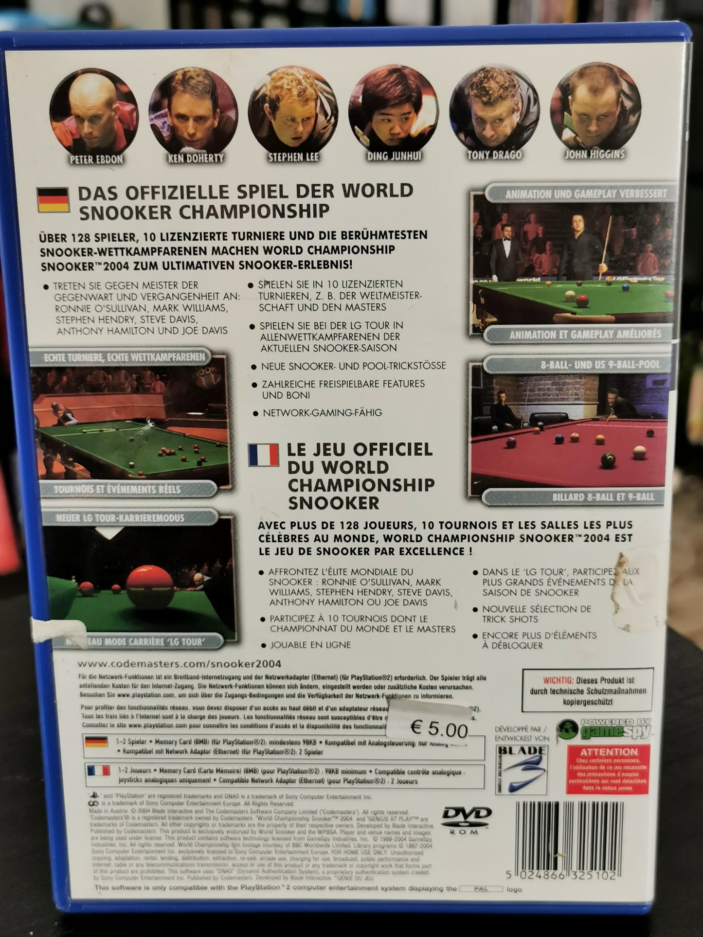 World Championship Snooker 2004 (PS2)