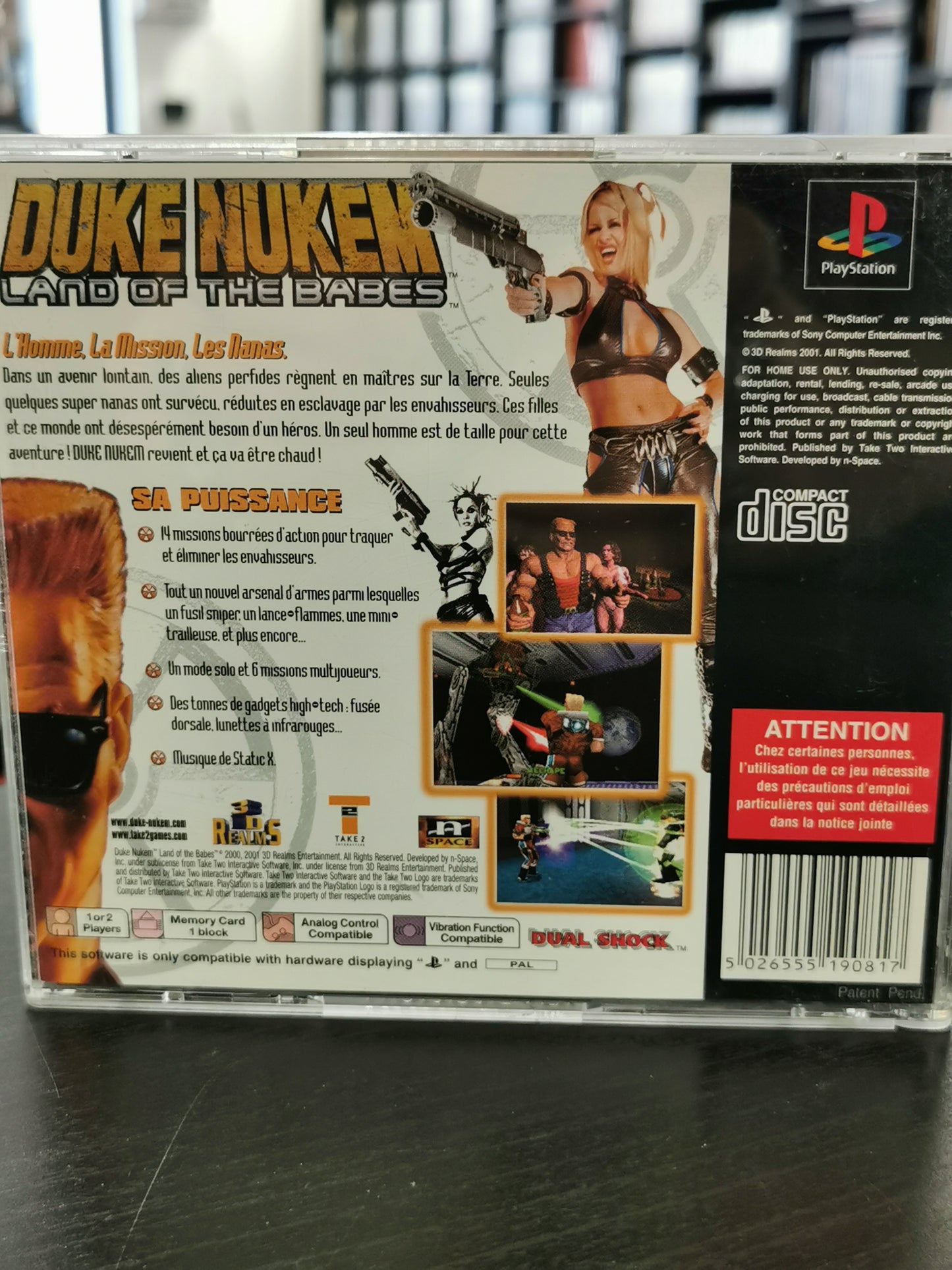 Duke Nukem: Land of the Babes (PS1) - FRA