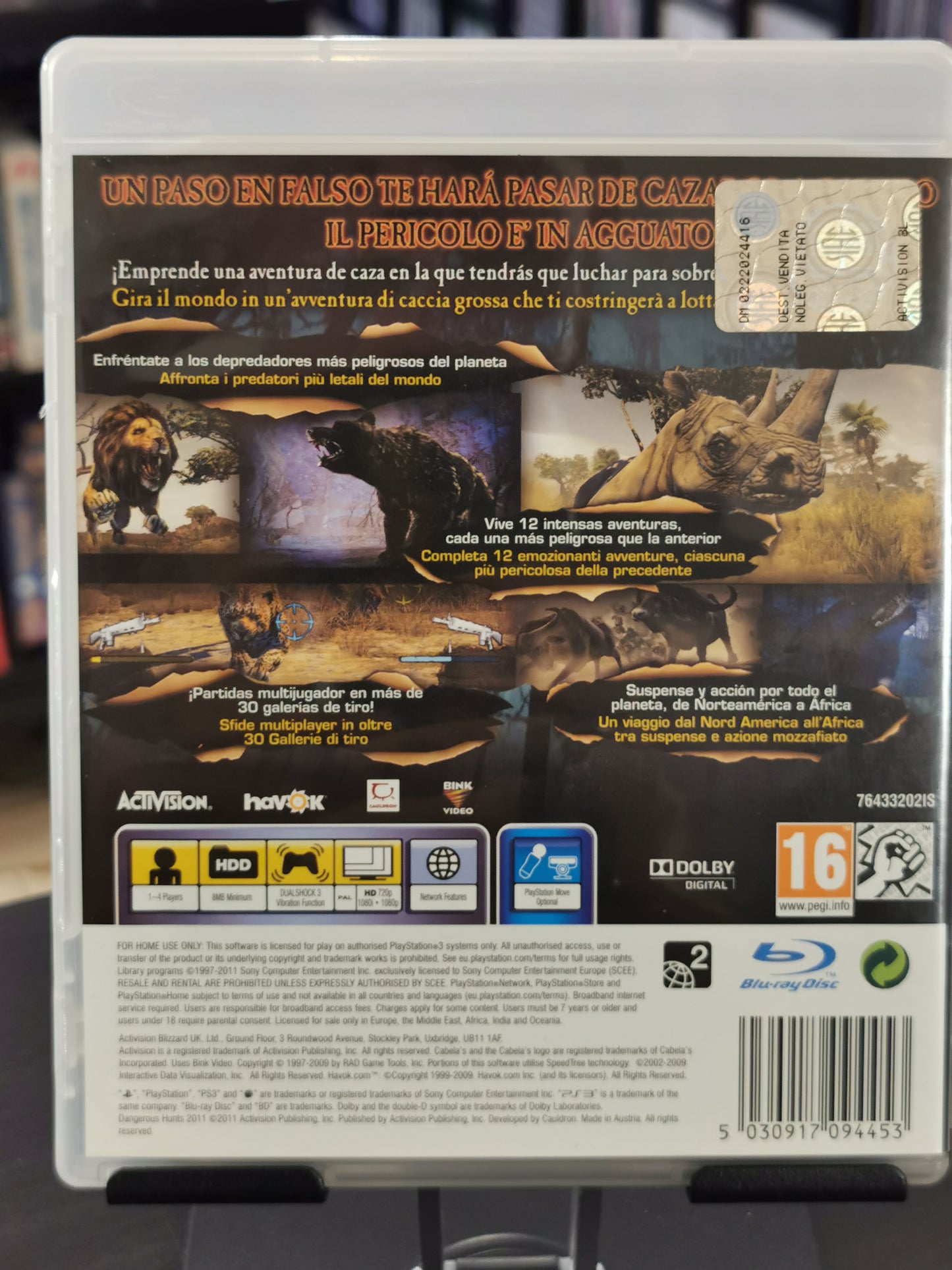 Cabela's Dangerous Hunts 2011 (PS3)