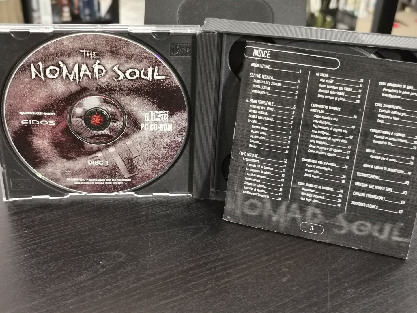 The Nomad Soul (PC) - Item & Manual