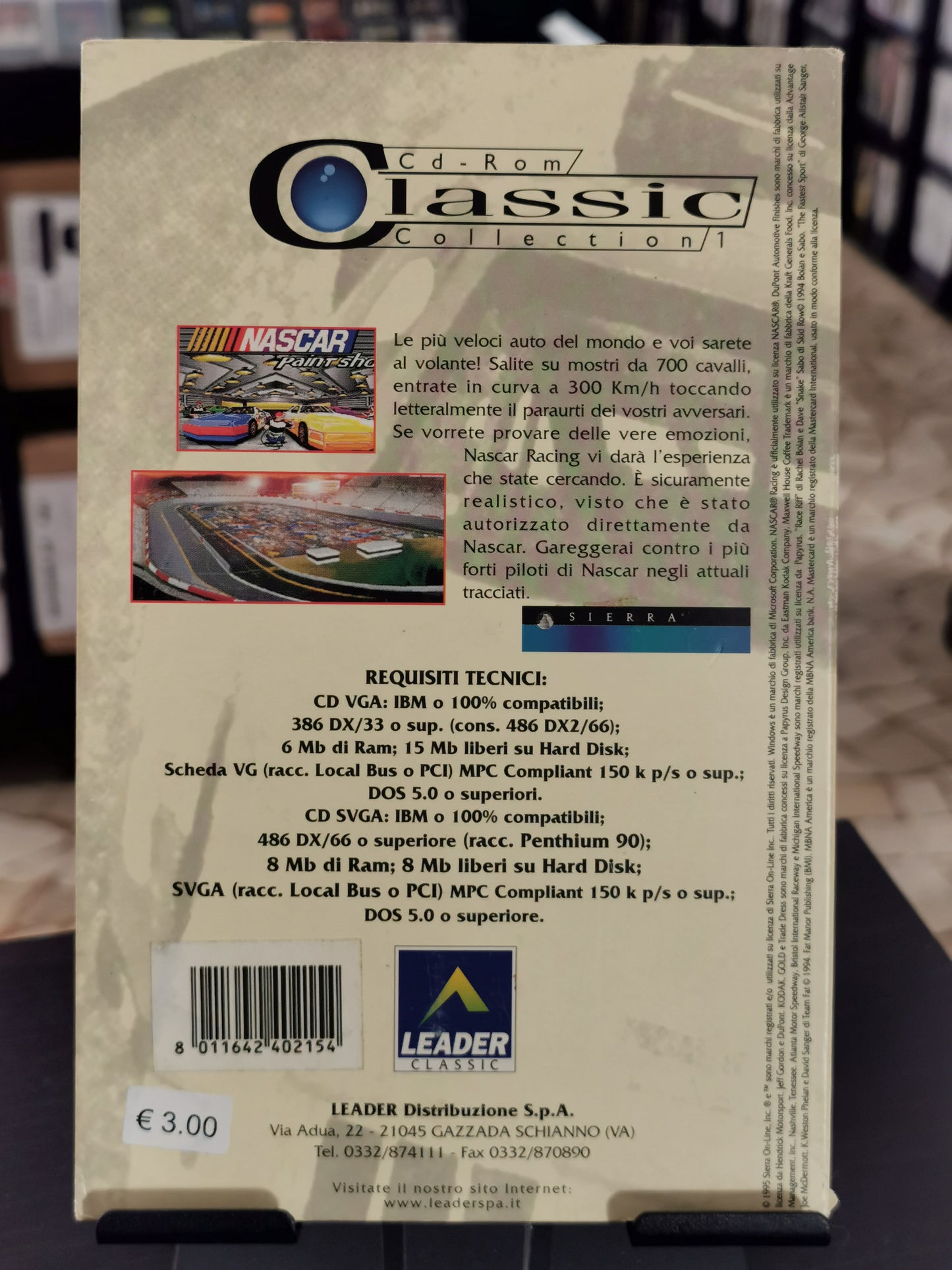 Nascar Racing - Cd-Rom Classic Collection (PC)