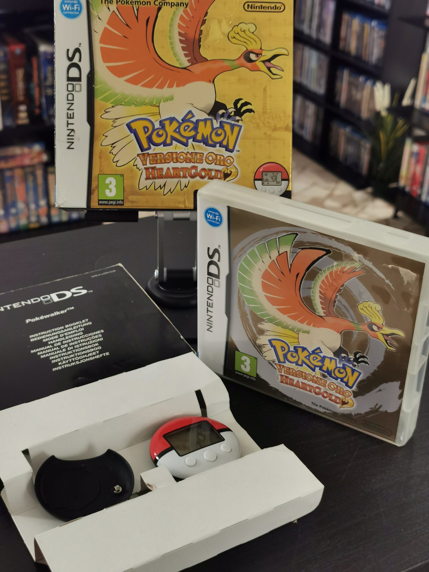 Pokémon Versione Oro HeartGold + Pokéwalker (Nintendo DS) – Edizione Italiana Completa