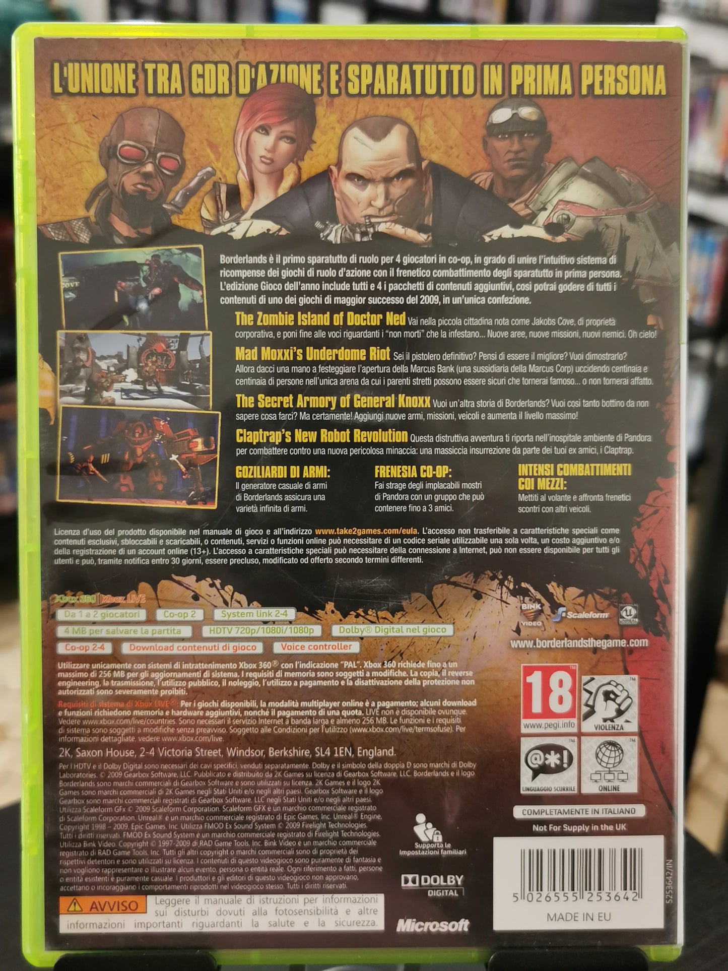 Borderlands - Edizione Gioco dell'Anno (Xbox 360) - Classics