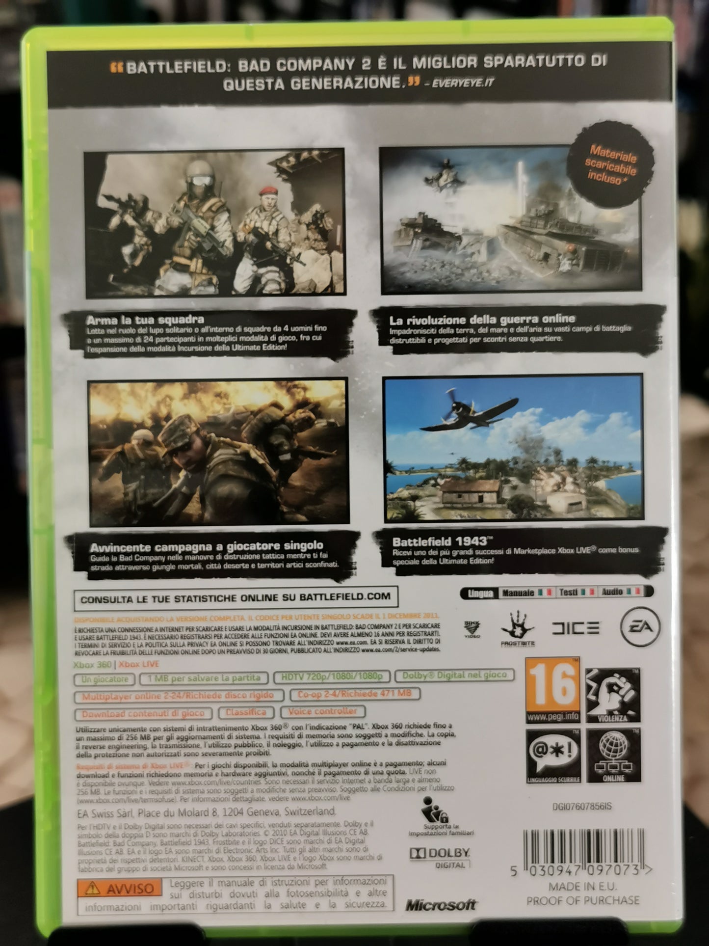 BattleField Bad Company 2 - Ultimate Edition (Xbox 360)