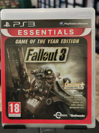 Fallout 3: Game of the Year Edition (PS3) - Essentials - FRA