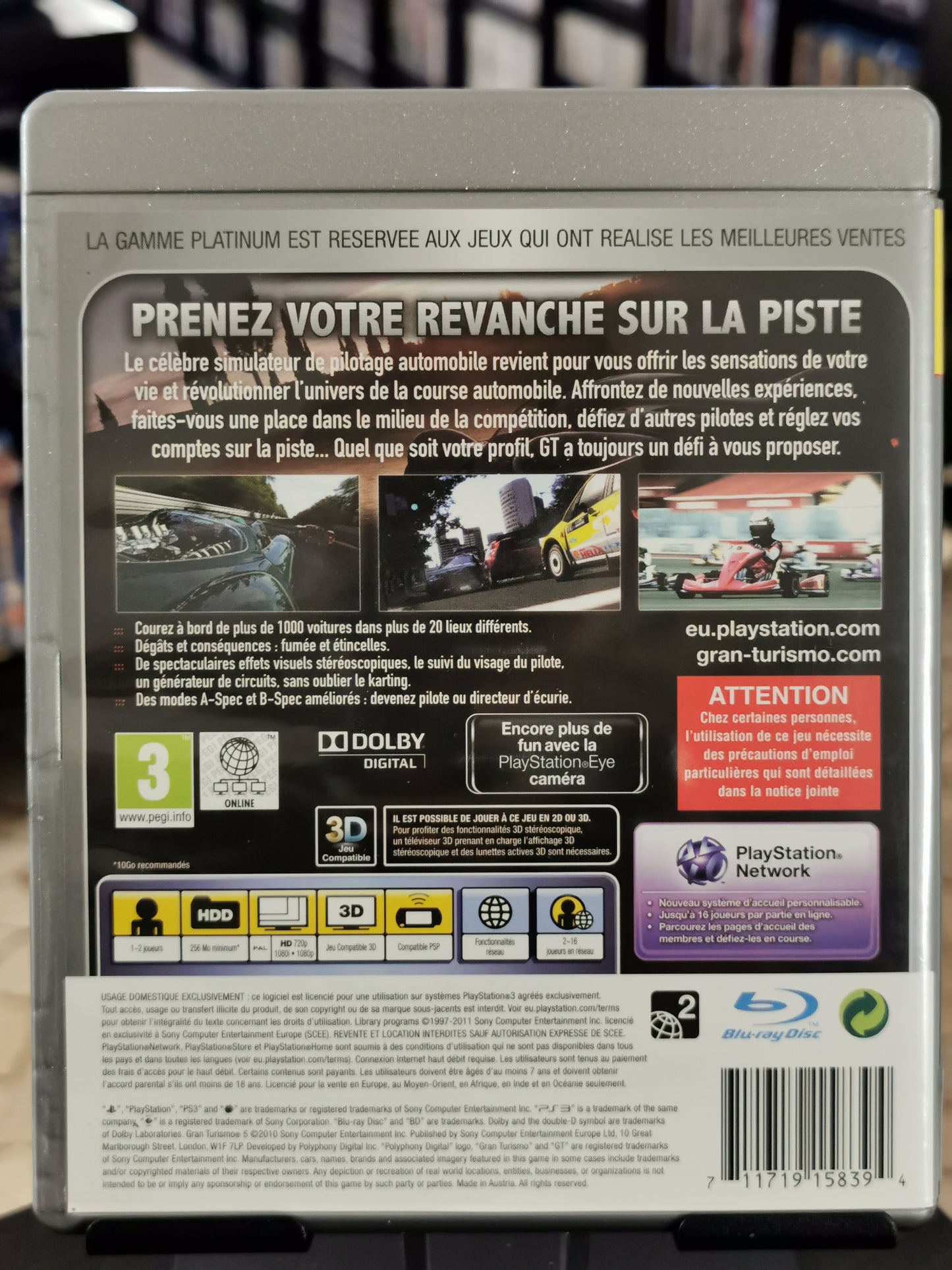 Gran Turismo 5 (PS3) - Platinum