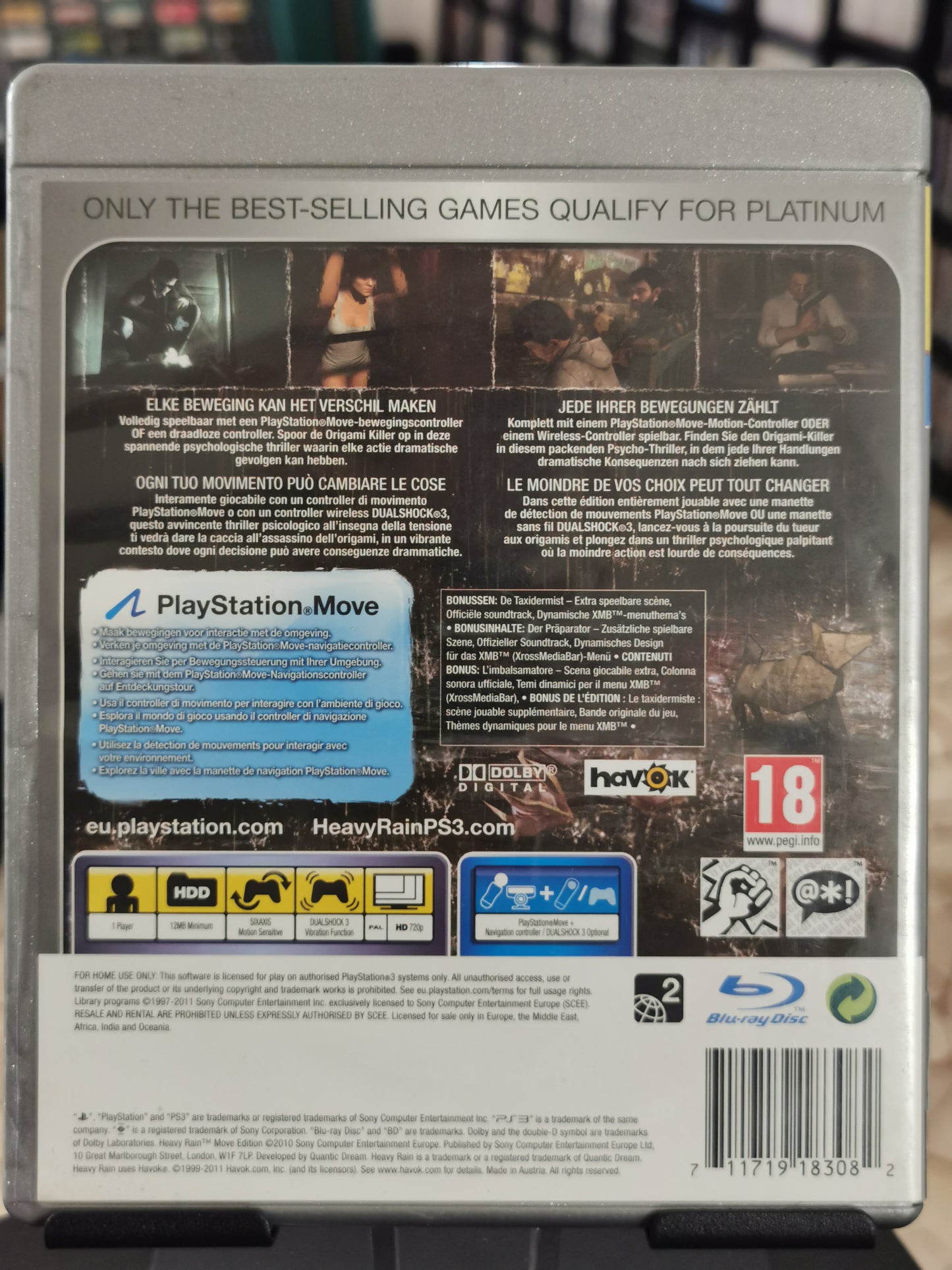 Heavy Rain - Move Edition (PS3) - Platinum