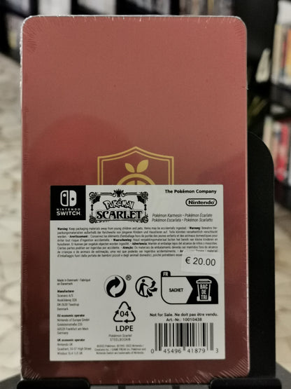 Steelbook Pokèmon Scarlet (No gioco) - *Sigillata