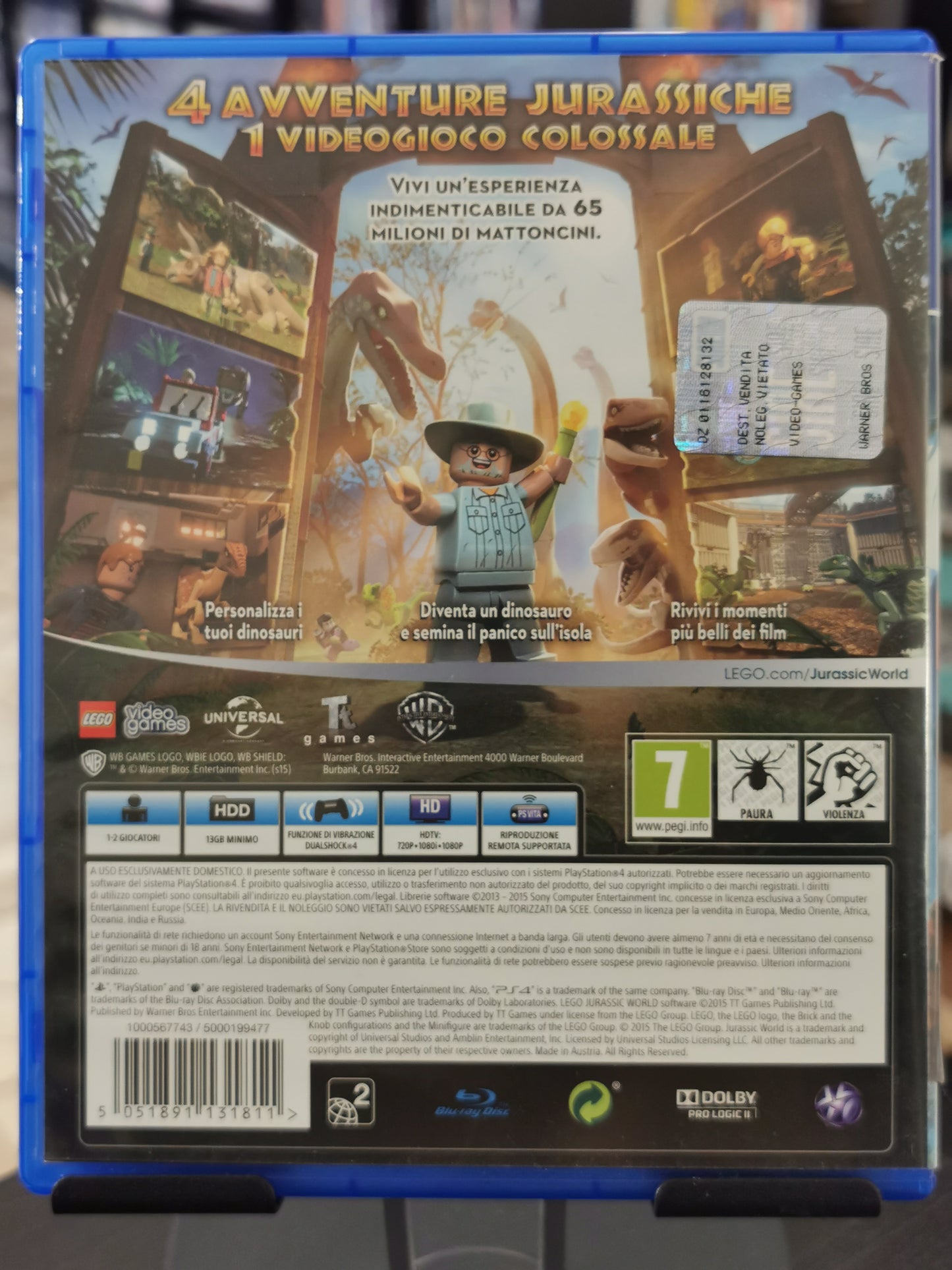 LEGO Jurassic World (PS4)