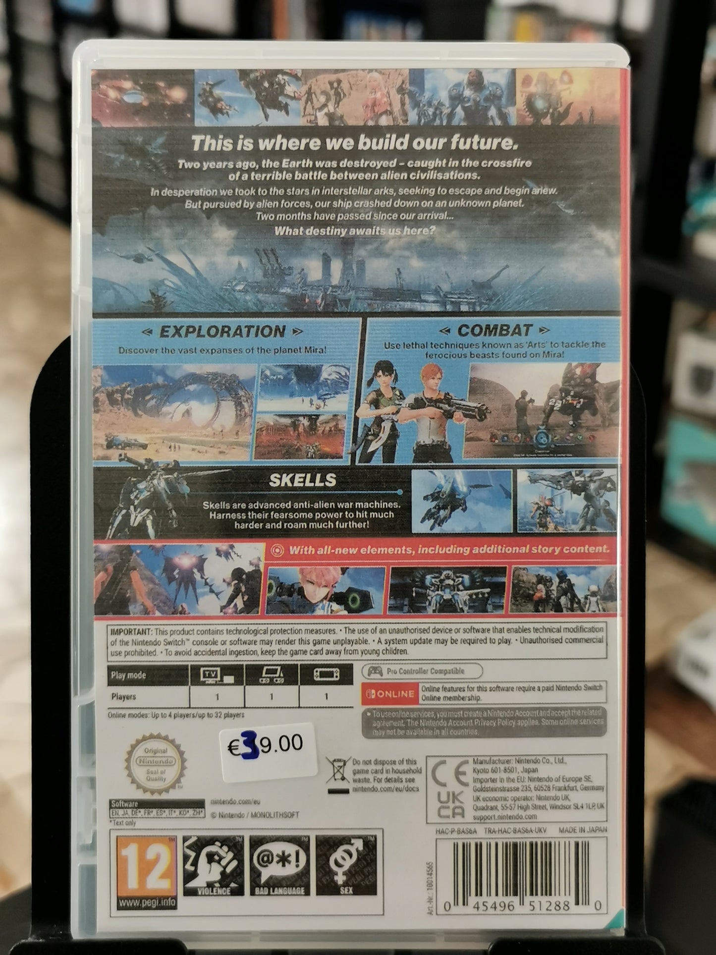 Xenoblade Chronicles: Definitive Edition (Switch) *Cover Custom
