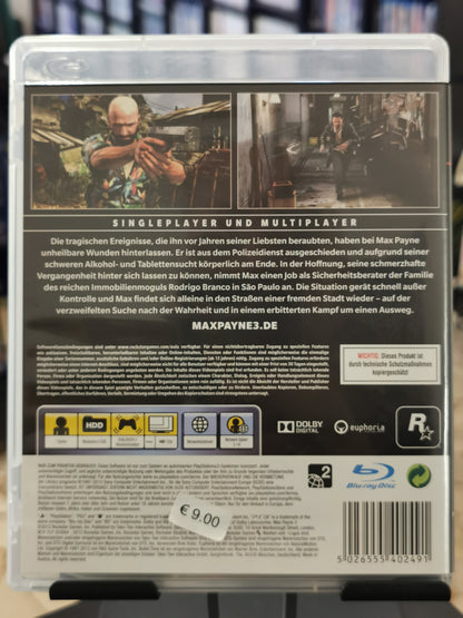 Max Payne 3 (PS3) - Ed. Germania