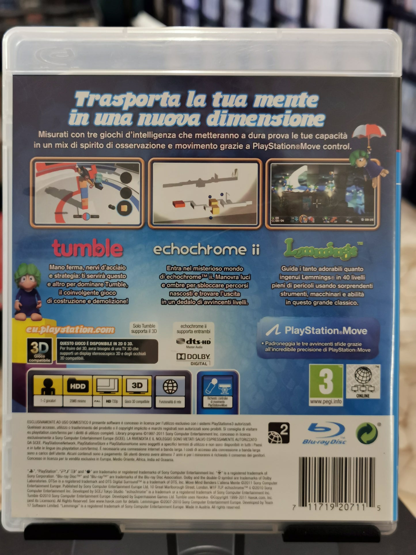 Move Mind Benders L'allena Mente (PS3)