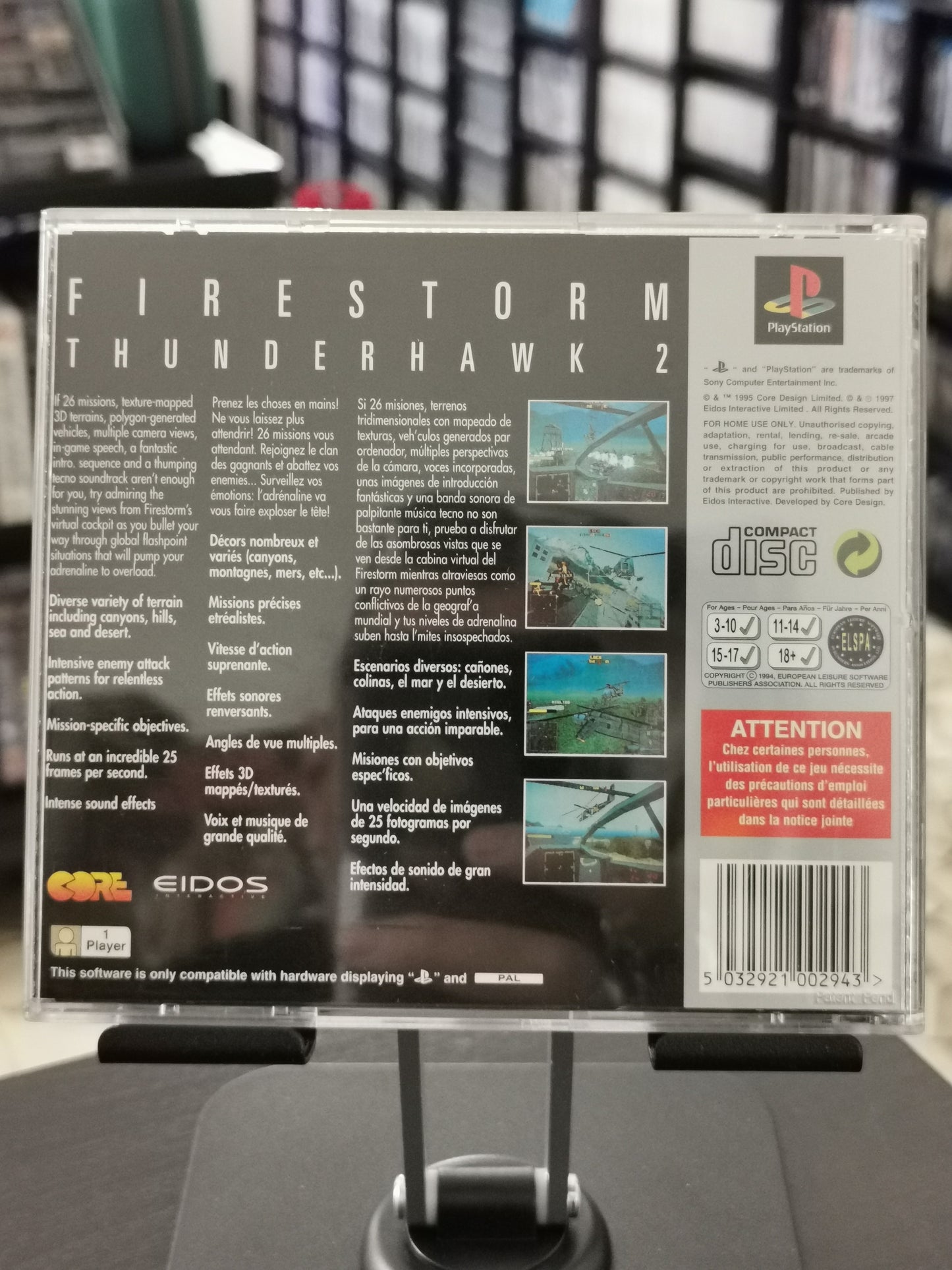 Thunderhawk 2 Firestorm (PS1) - Platinum