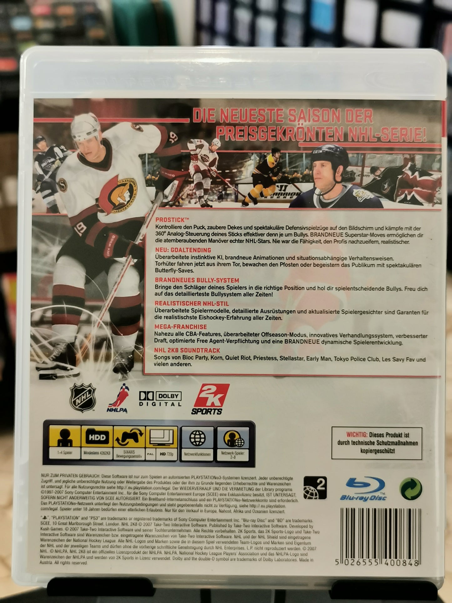 NHL 2K8 (PS3)