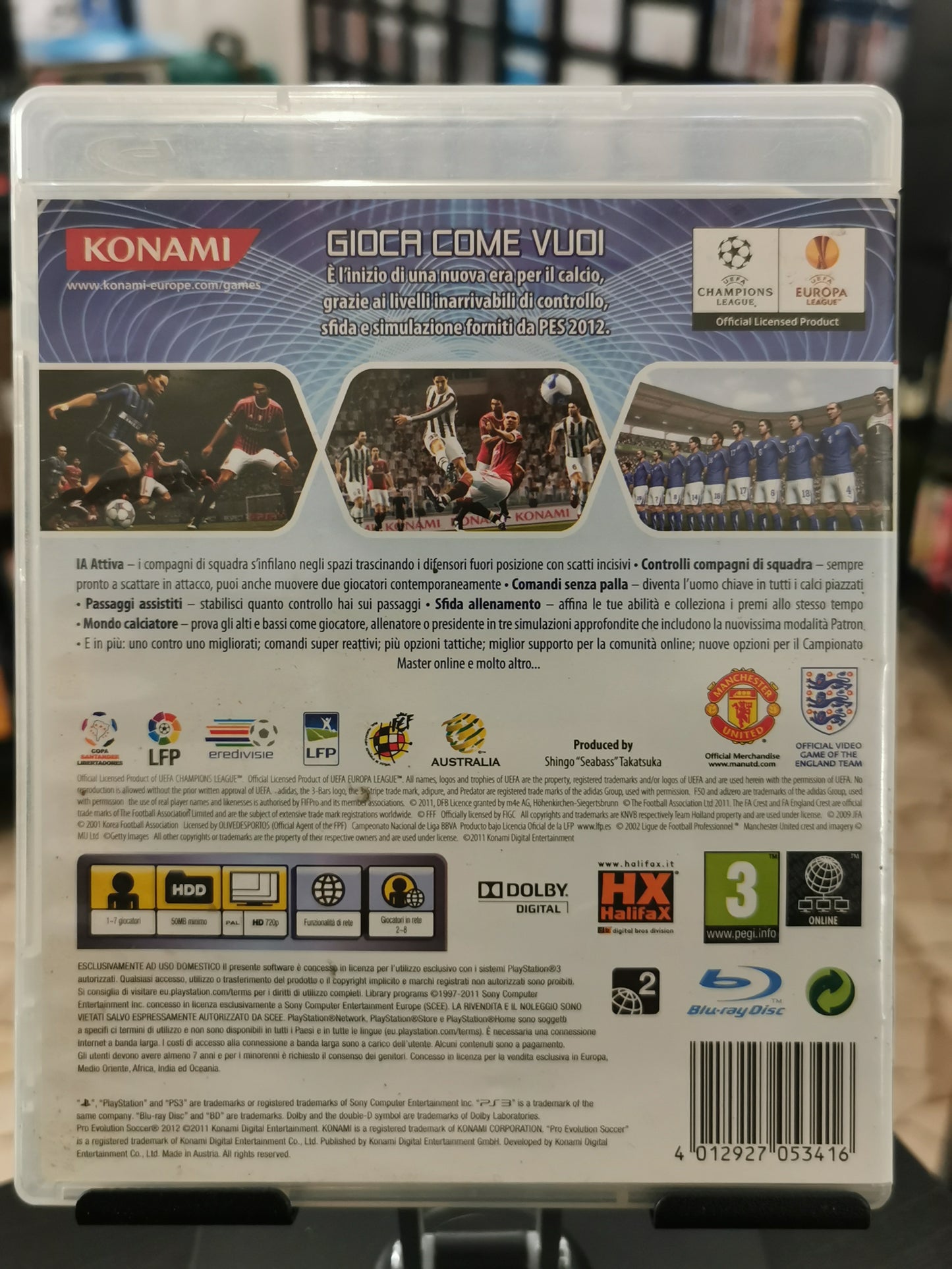 Pro Evolution Soccer 2012 (PS3)