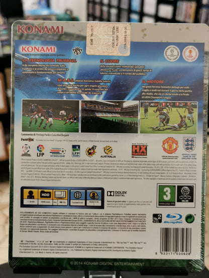 Pes - Pro Evolution Soccer 2014 con World Challenge DLC - Steel Box (PS3) *Nuovo