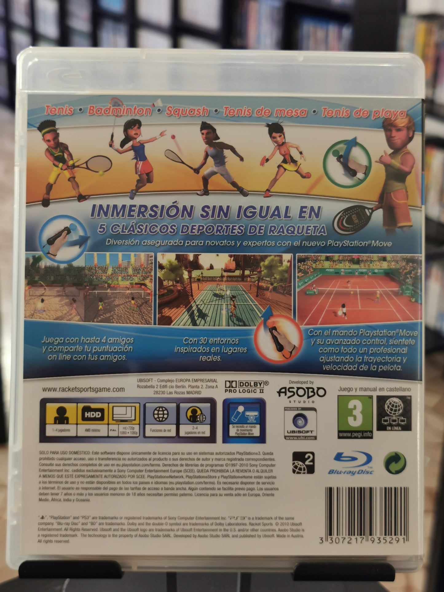 Racket Sports (PsMove) (PS3)