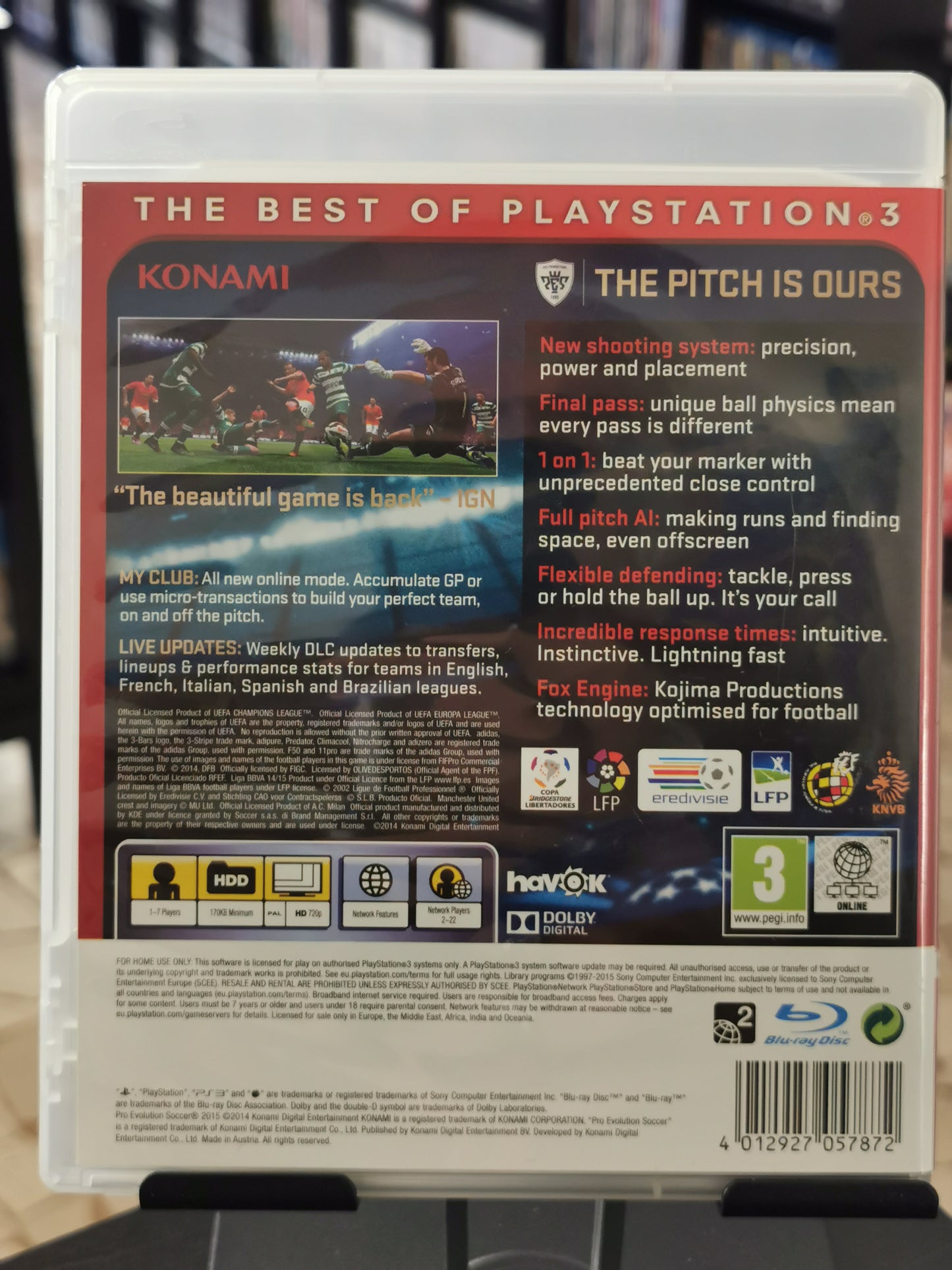 PES 2015: Pro Evolution Soccer (PS3) - Essentials