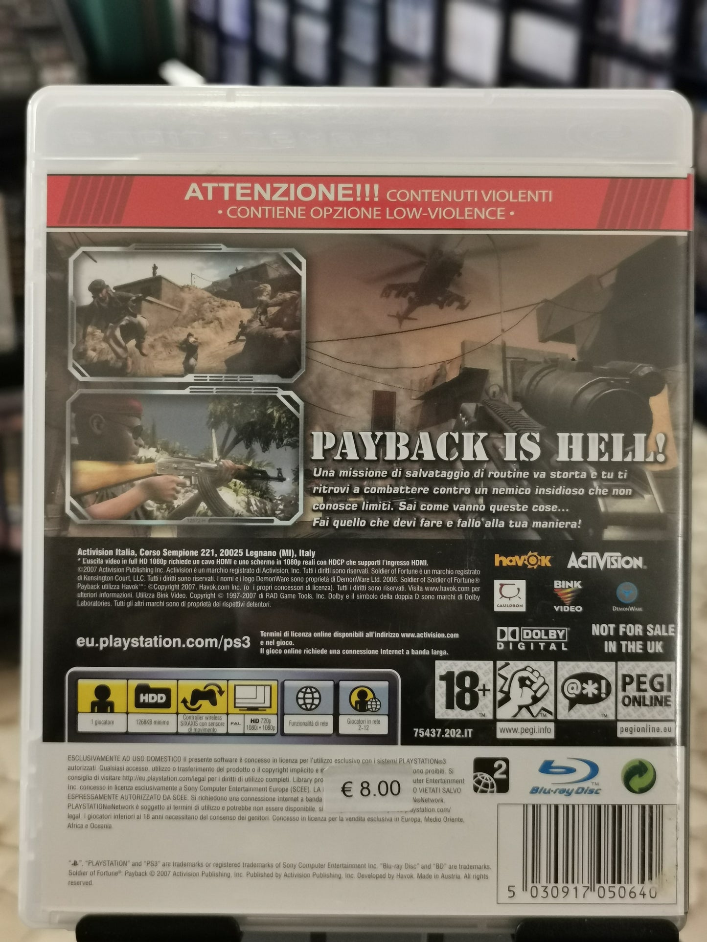 Soldier of Fortune: Payback (PS3)