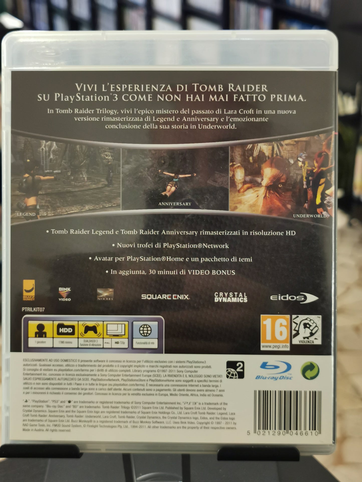 Tomb Raider: Trilogy (PS3) - Senza Manuale